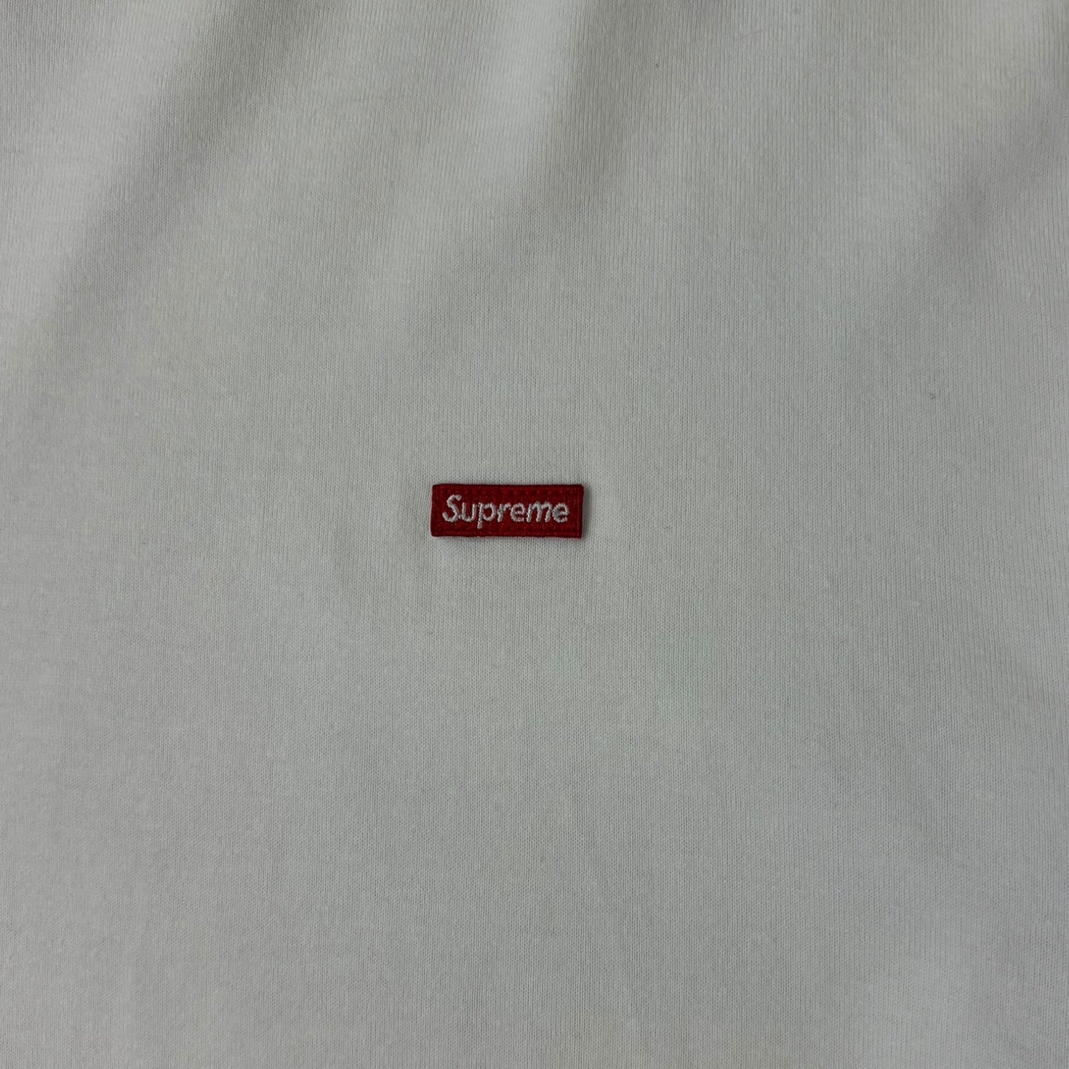 Supreme Small Bog Logo Long Sleeve T-Shirt White