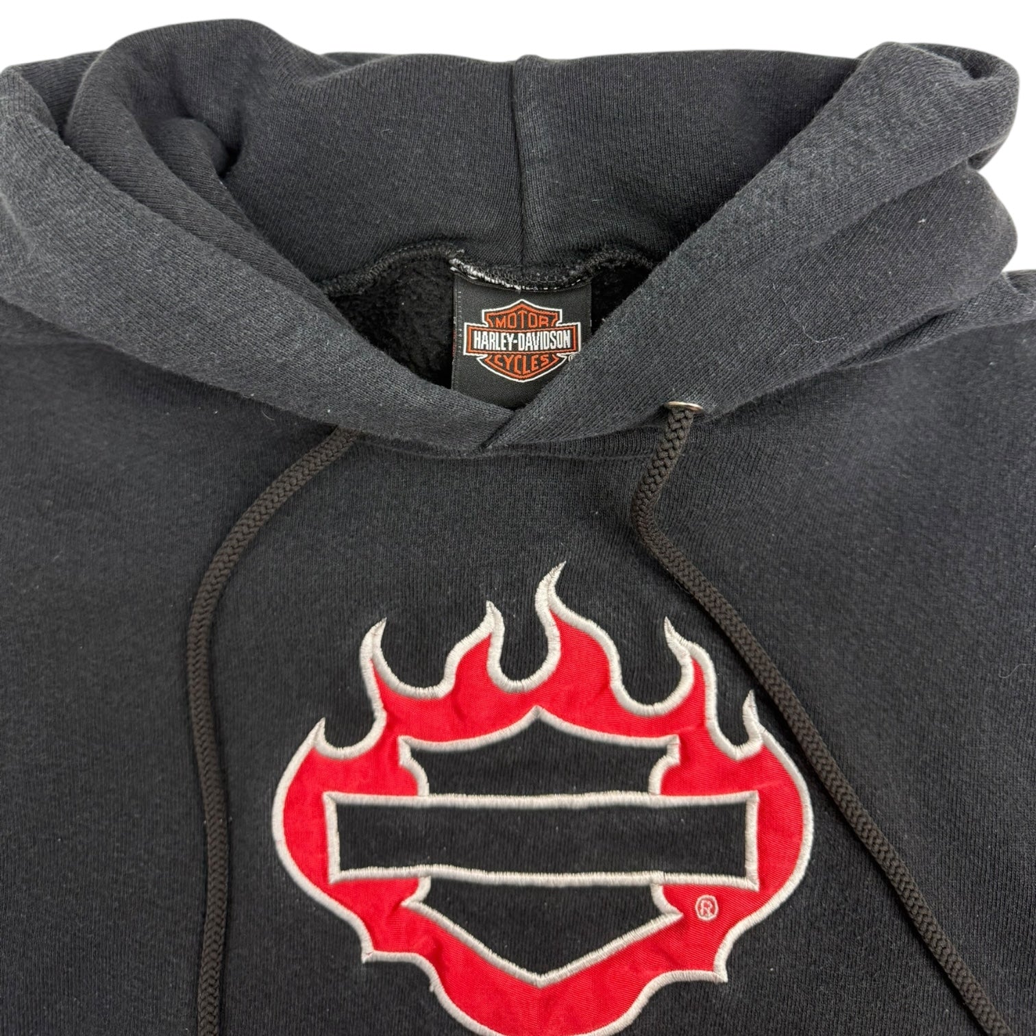 Vintage Harley Davidson Of Edmonton Hoodie Black