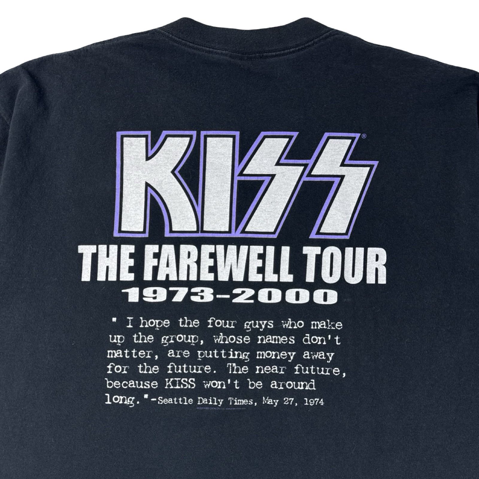 ‘99-2000 Kiss Farewell Tour Band T-Shirt