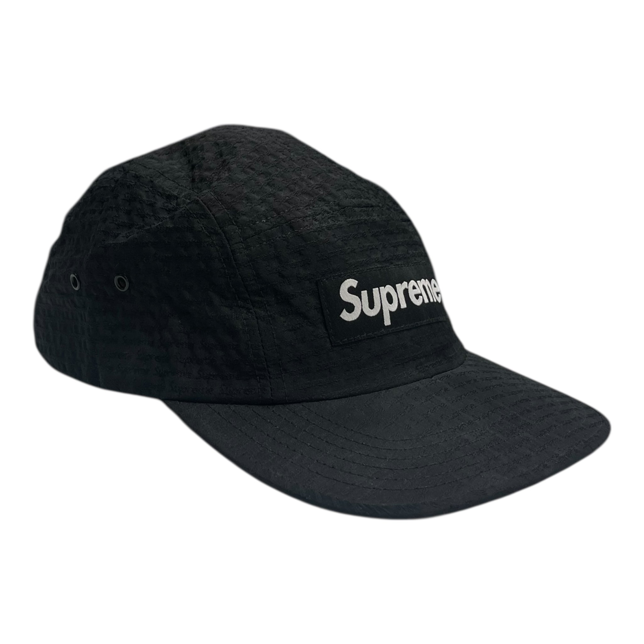 Supreme Repeater Camp Cap Black