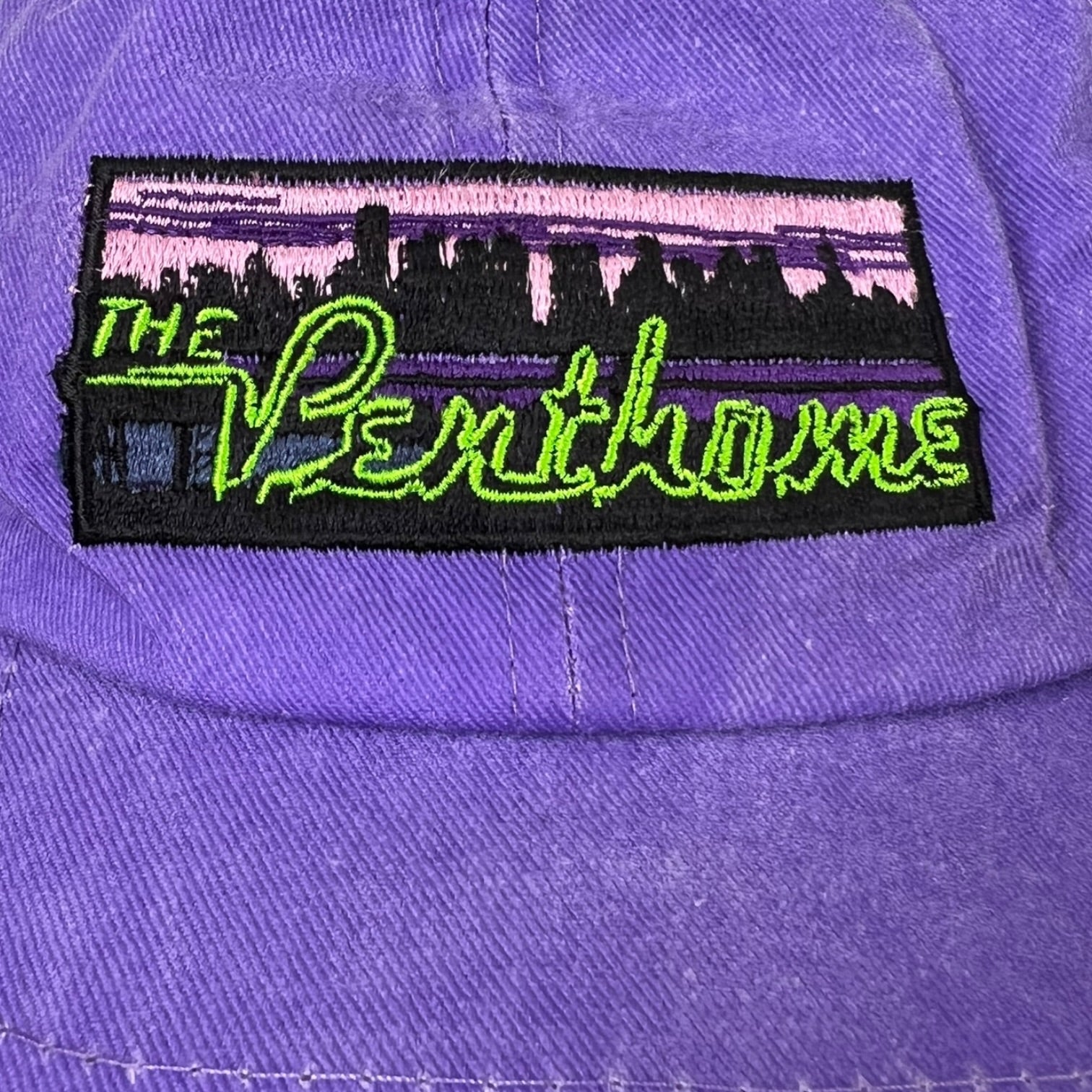 Vintage “Penthouse” Strapback Hat Purple