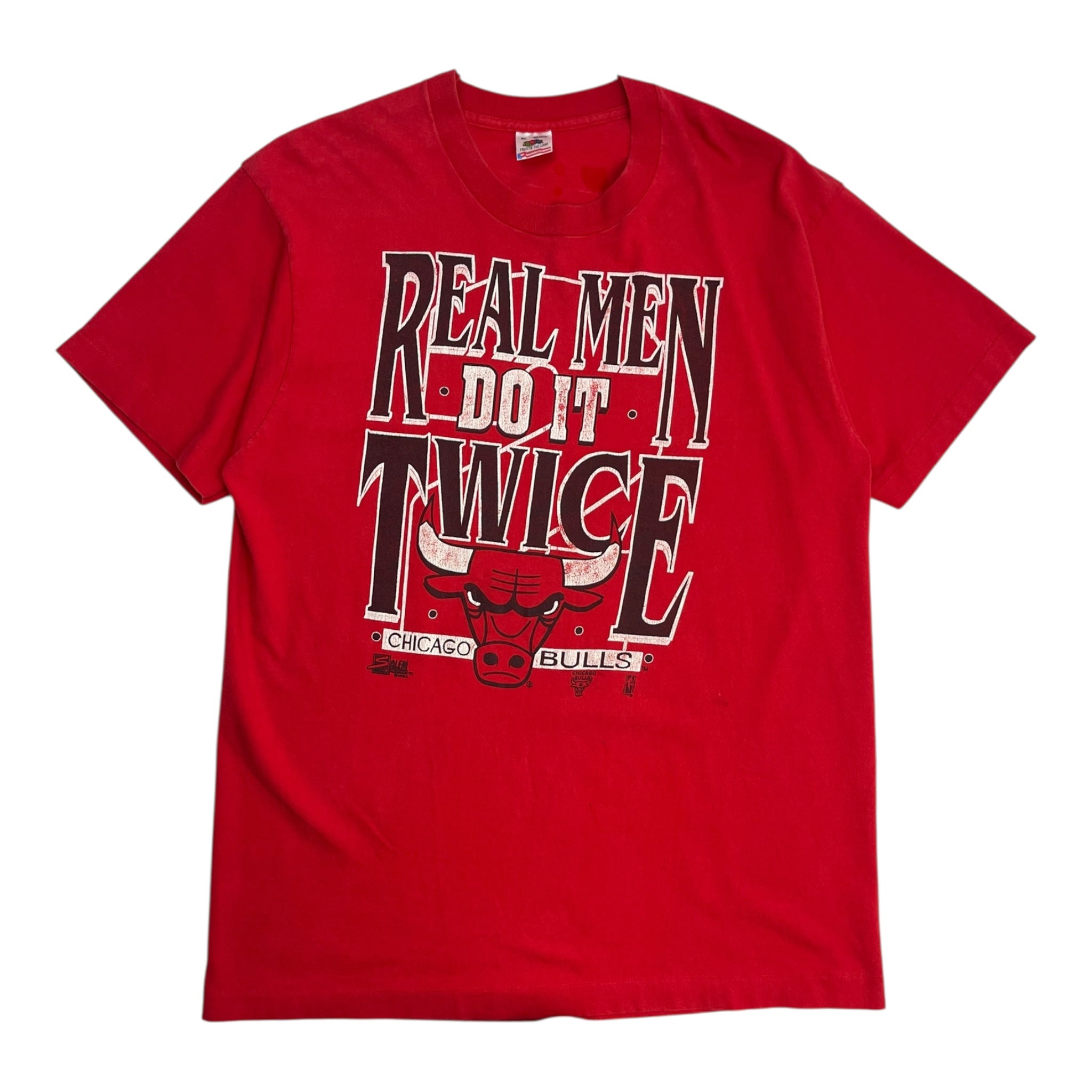 1993 Chicago Bulls “Real Men Do It Twice” NBA T-Shirt