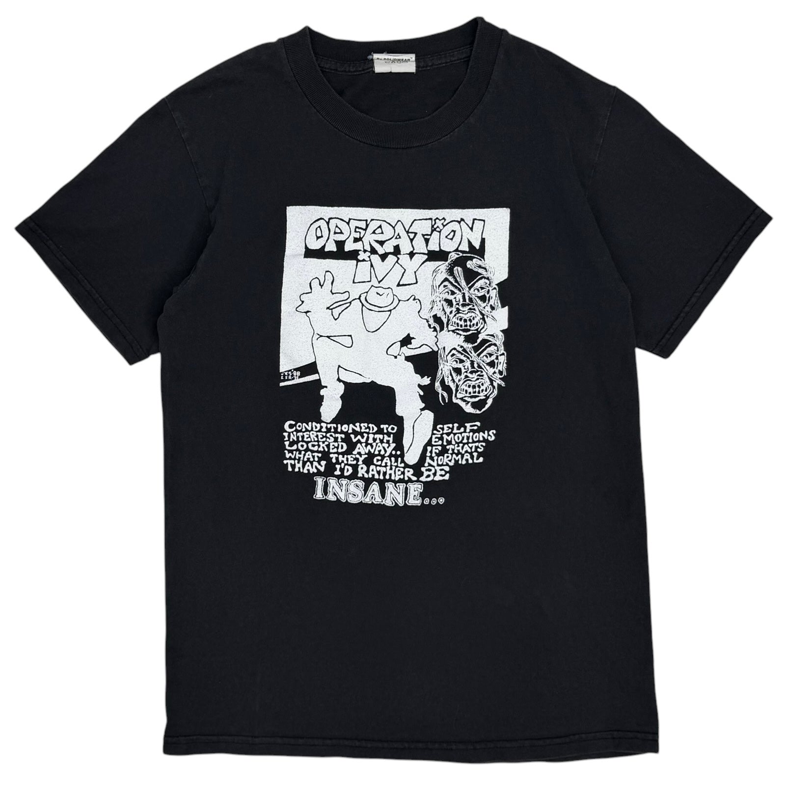 Vintage Operation Ivy Man Logo Tee Black