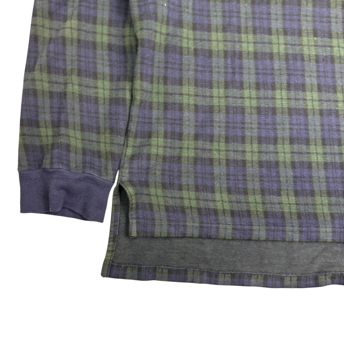 Vintage Polo Ralph Lauren L/S Tartan Polo Blue/Green