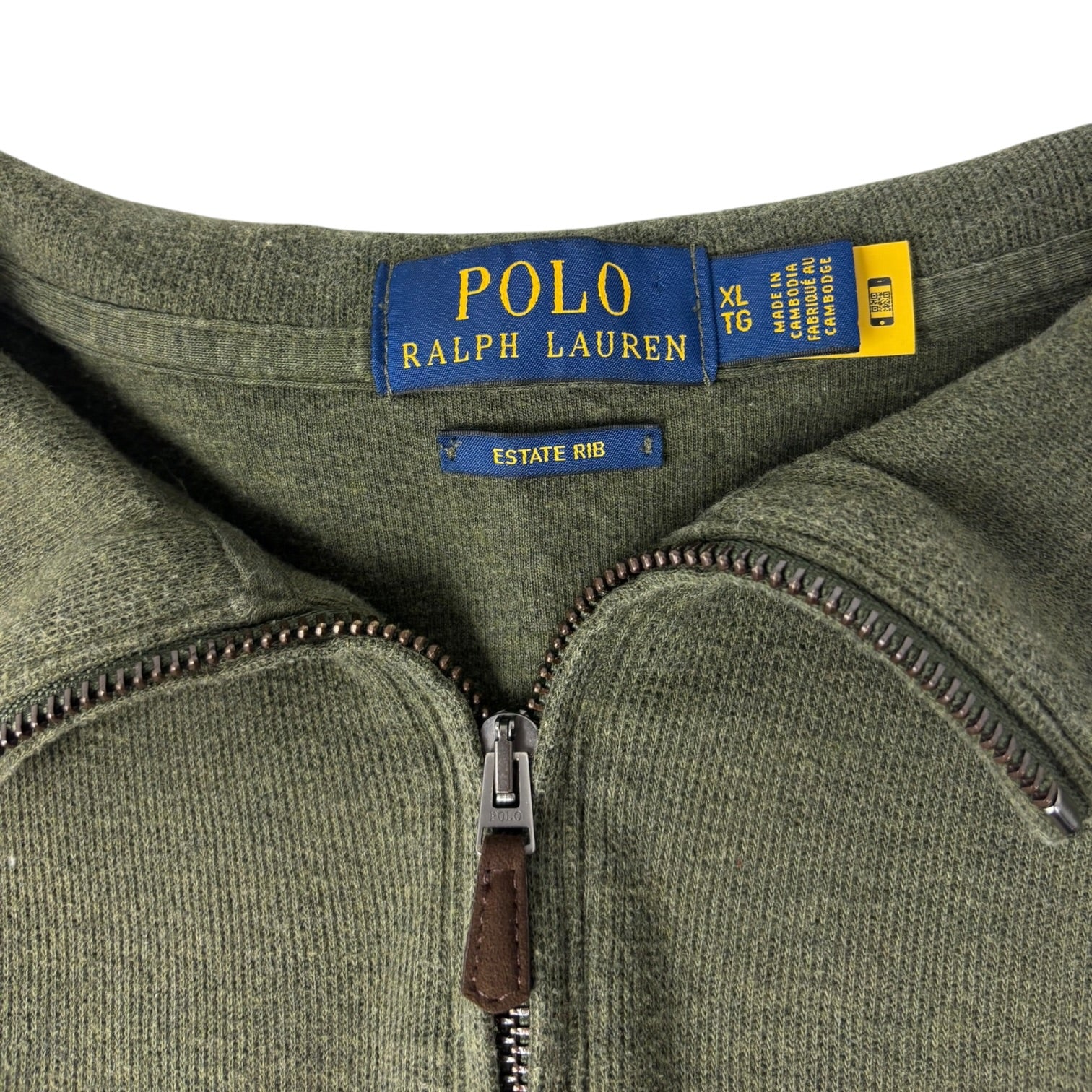 Polo Ralph Lauren Quarter-Zip Sweater Olive Green
