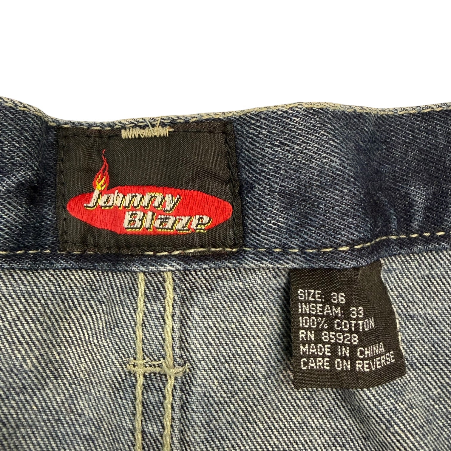 Vintage Y2K Johnny Blaze Denim Pants Dark Wash