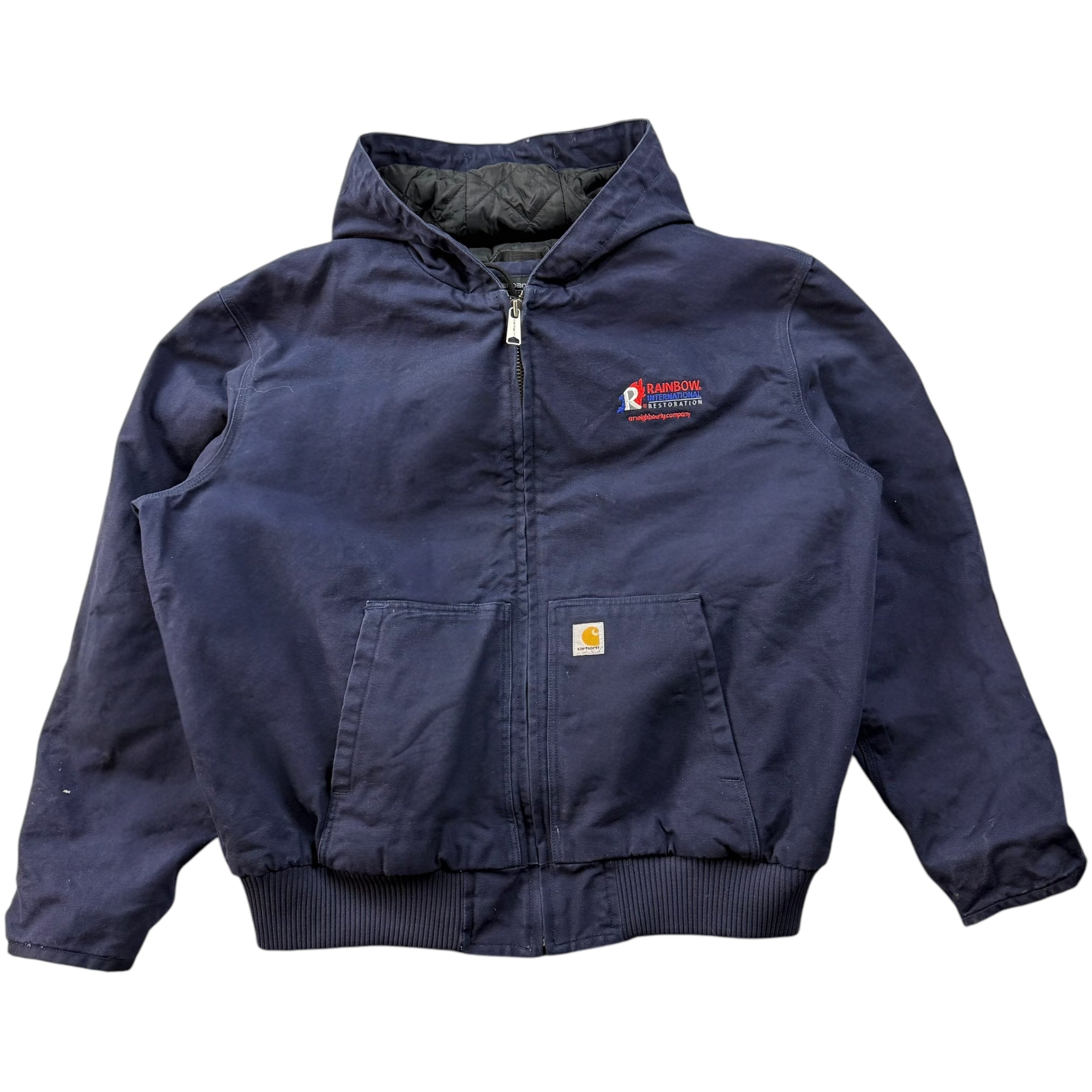 Vintage Carhartt Active Jacket Navy Blue