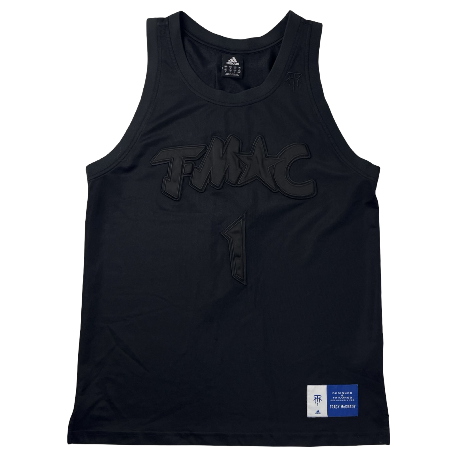 Vintage Adidas Orlando Magic Tracy McGrady Black Out NBA Jersey