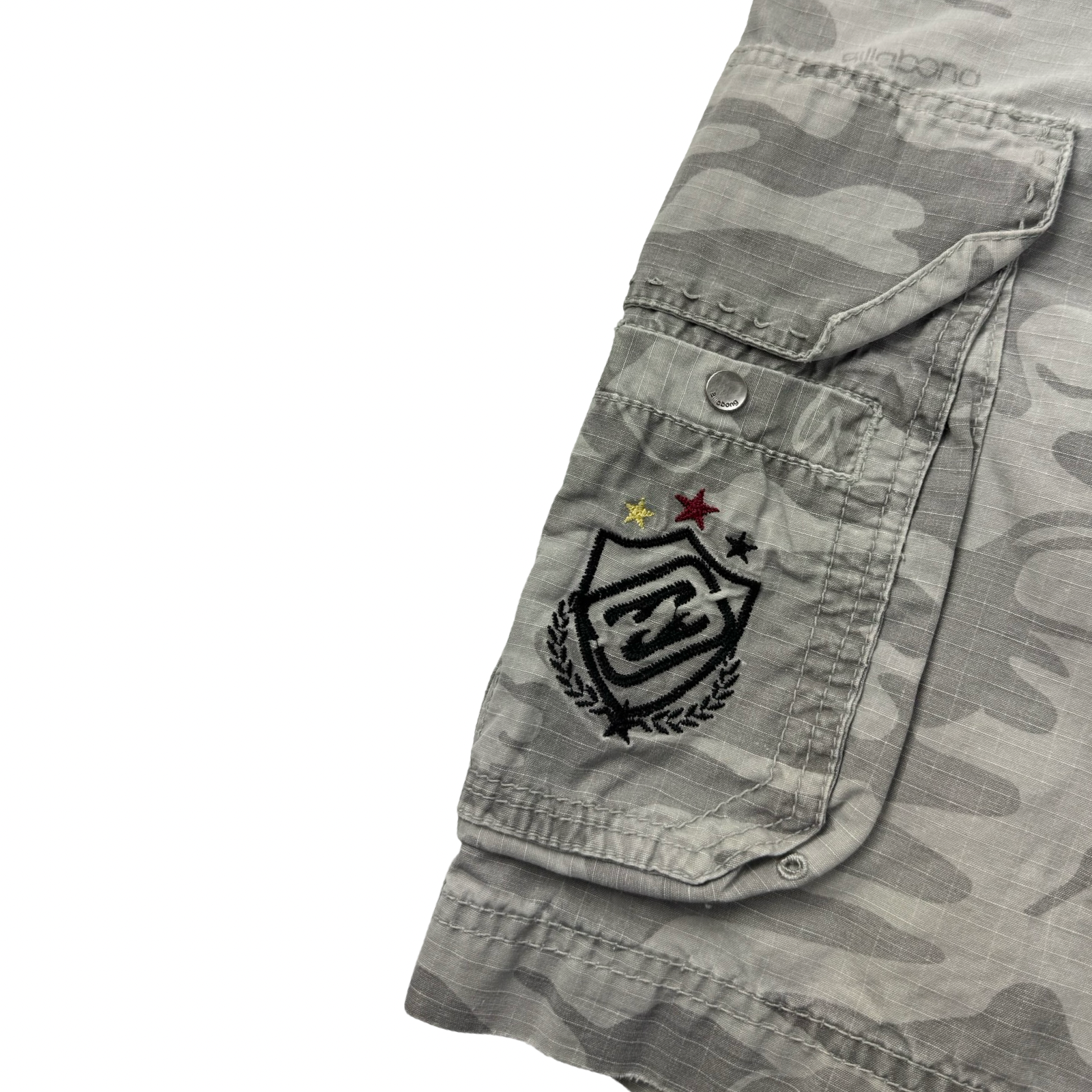 Vintage Y2K Billabong Camo Cargo Baggy Shorts