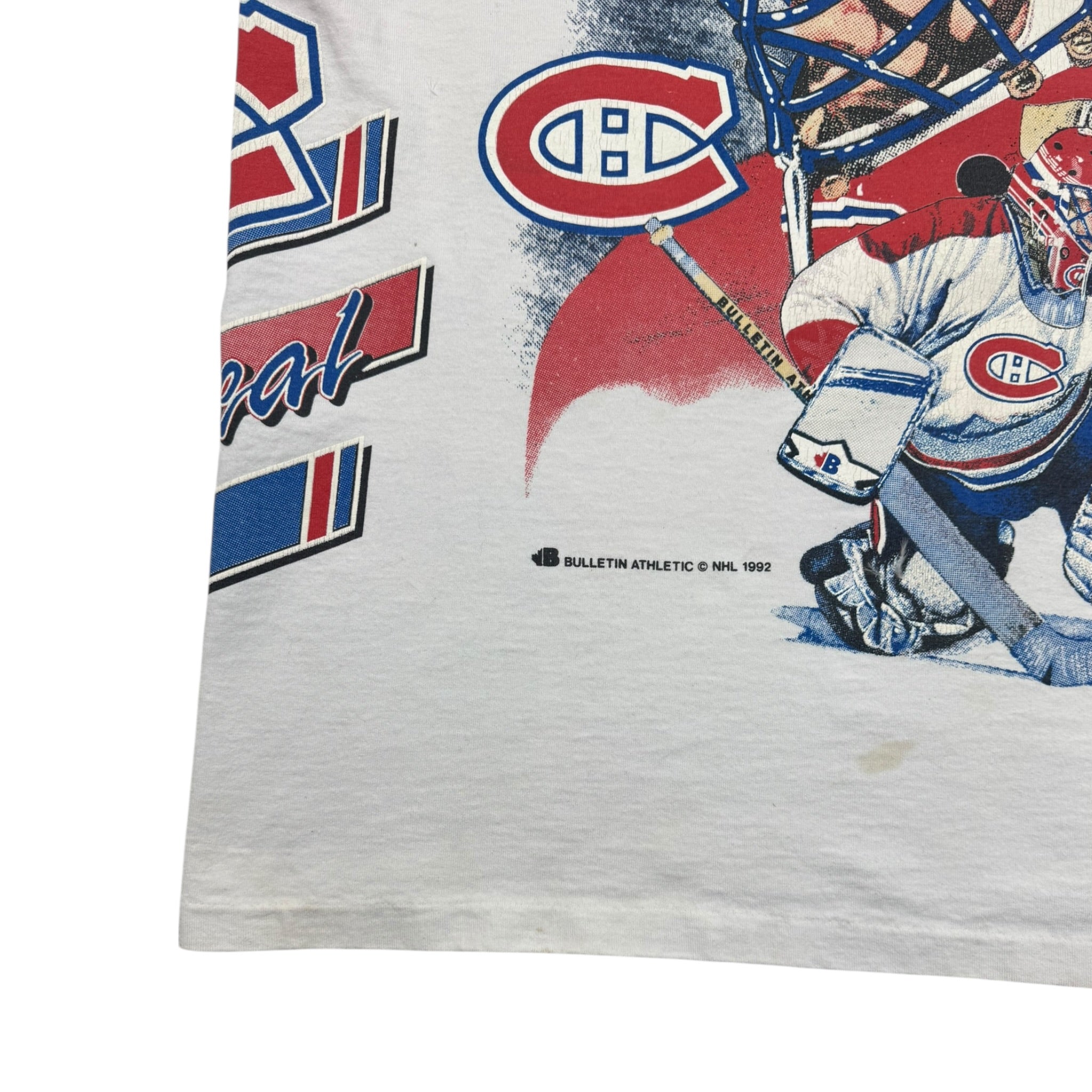 1992 Montreal Canadians NHL Bulletin T-Shirt
