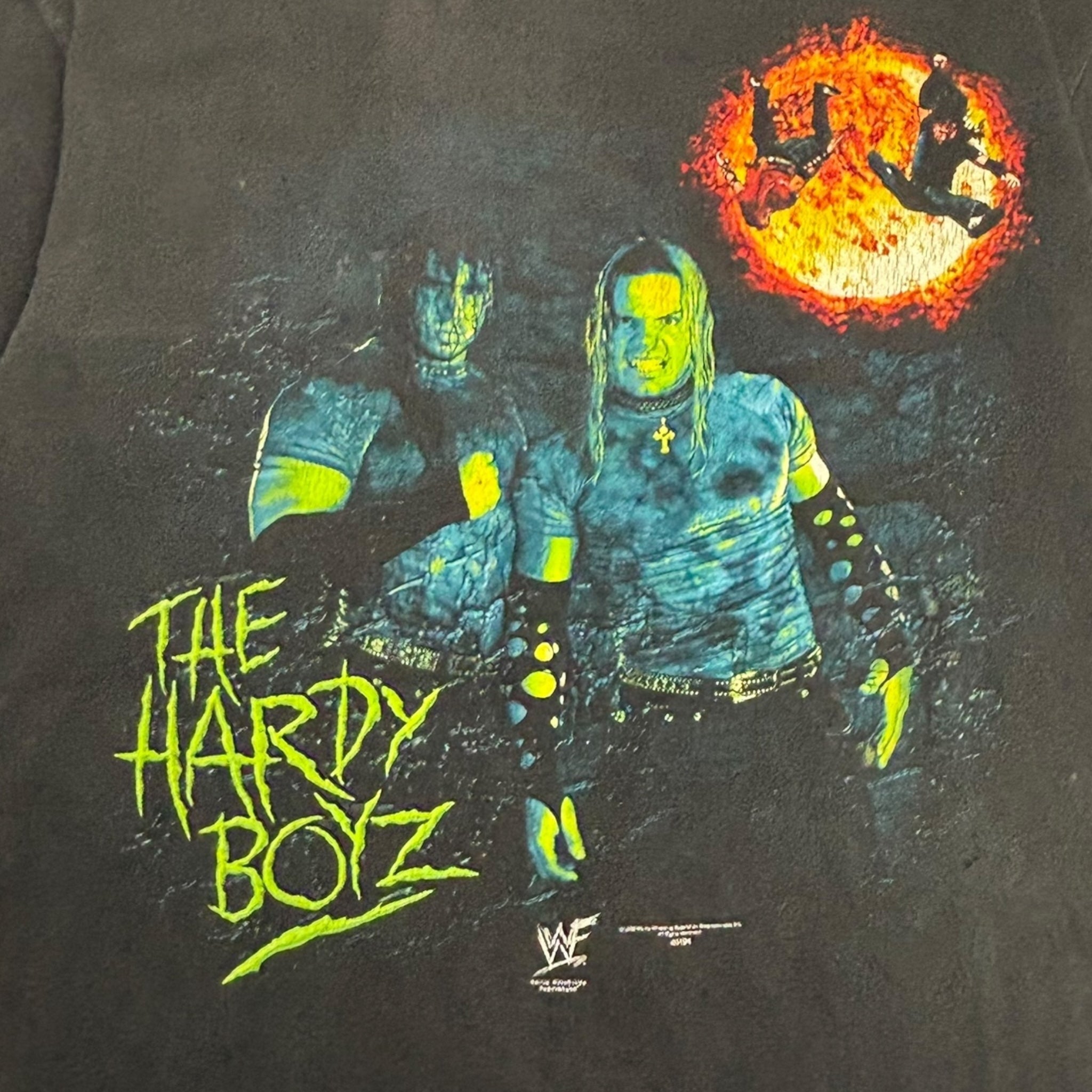 2000 Hardy Boyz Explosion WWF T-Shirt