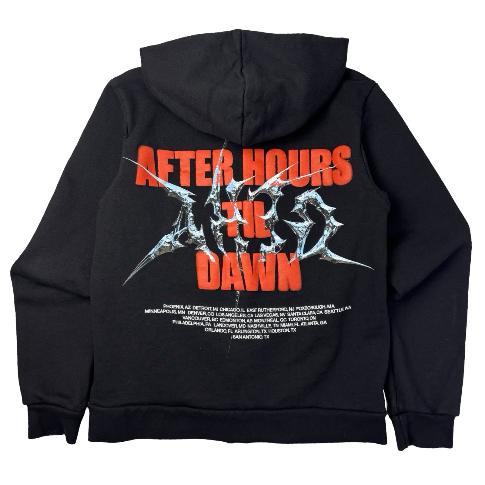 The Weeknd After Hours Till Dawn XO Tour Zip Hoodie Black