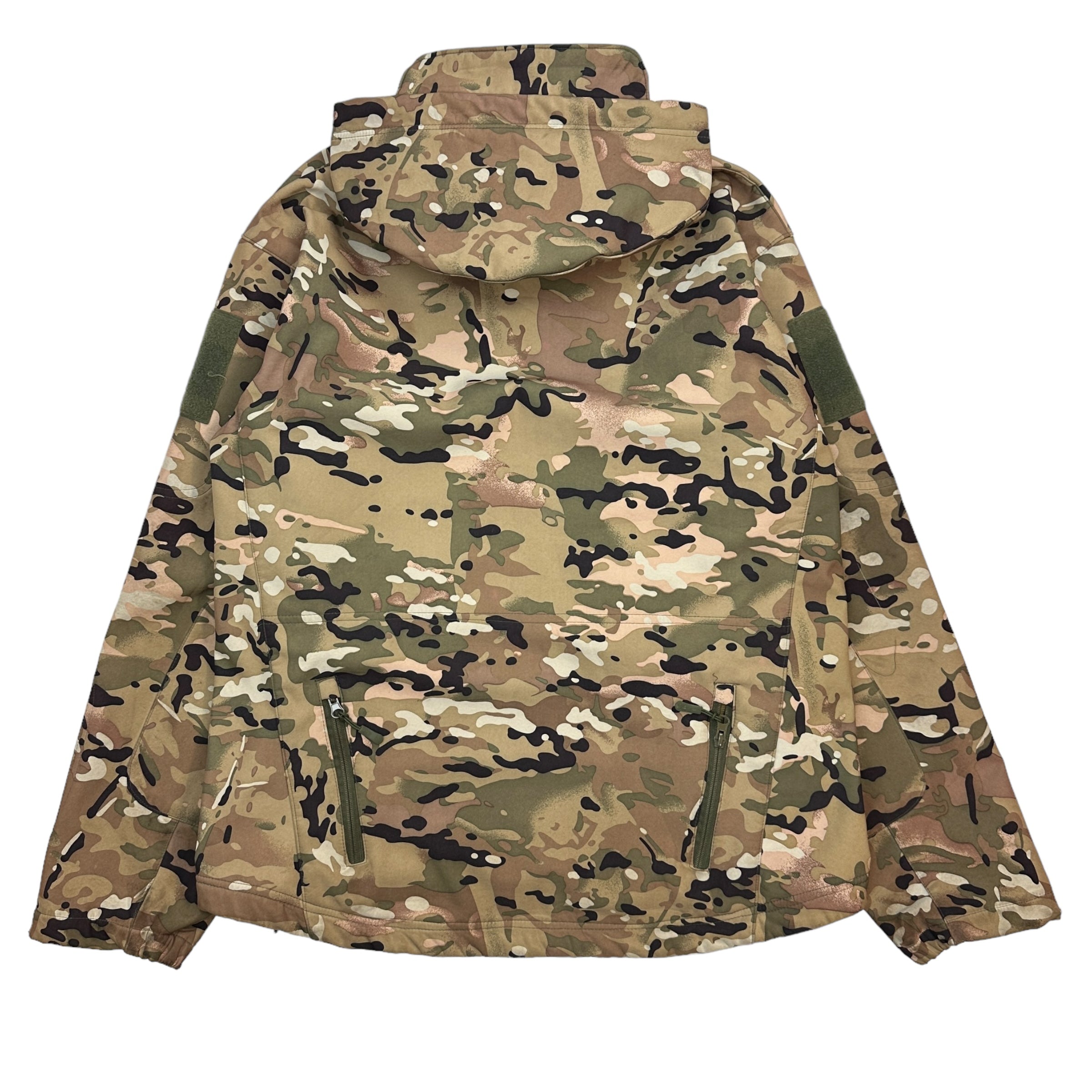 Vintage Military Camo Rain Jacket