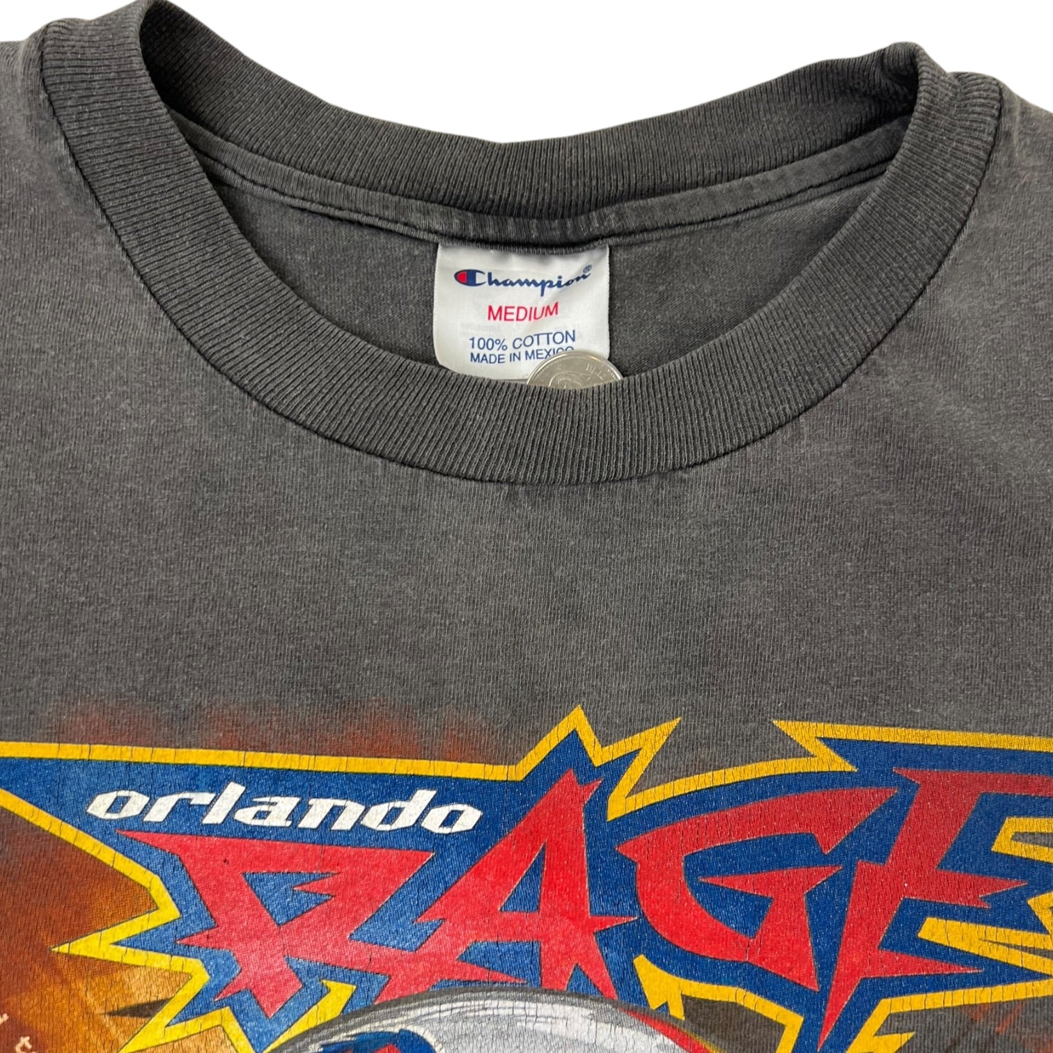 Vintage XFL Orlando Rage T-Shirt Grey