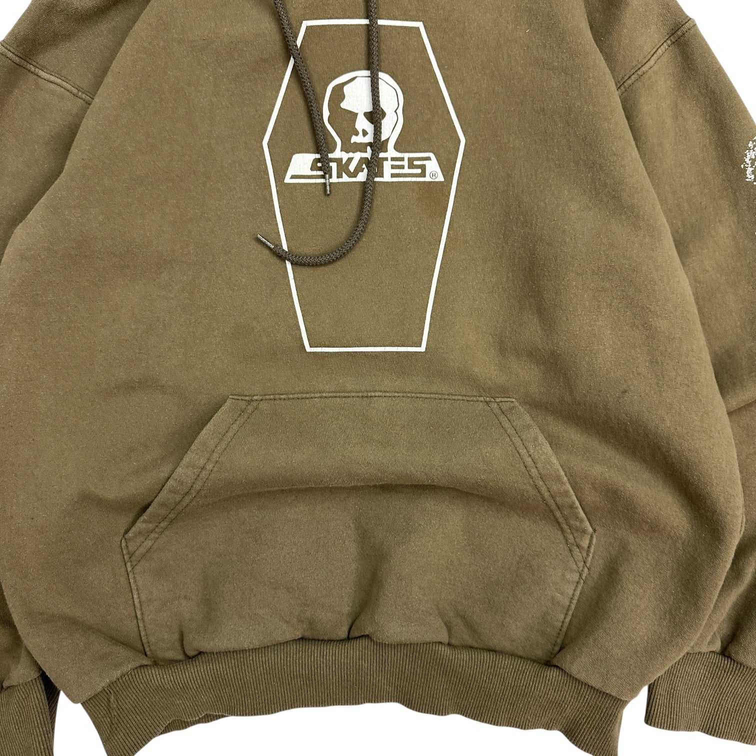 Vintage Skull Skate Dead Celebrity Hoodie  Green