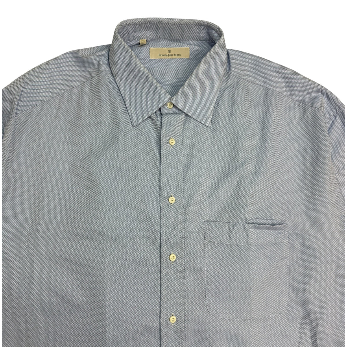 Vintage Ermenegildo Zegna Button Up Light Blue
