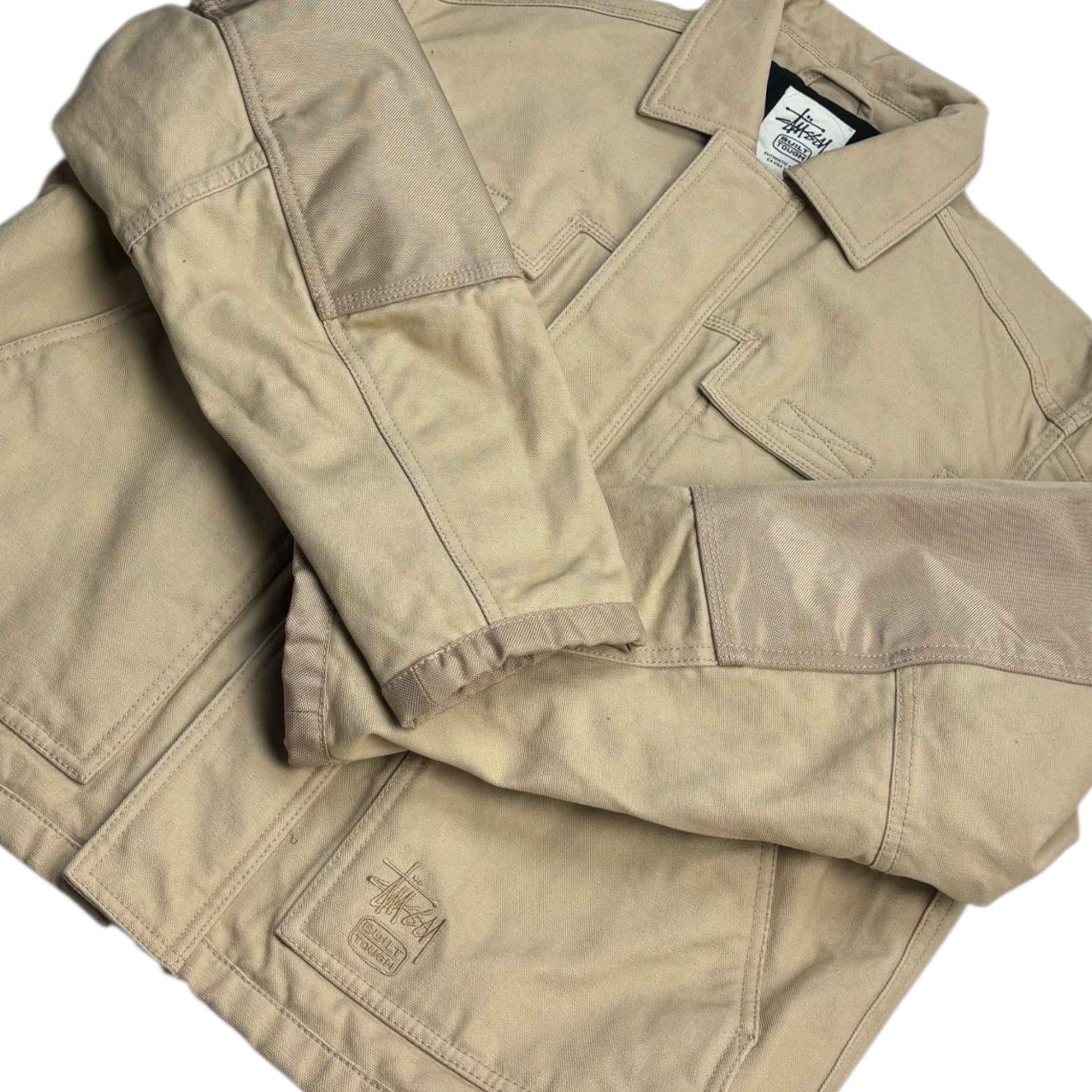 Stussy Utility Work Jacket Khaki