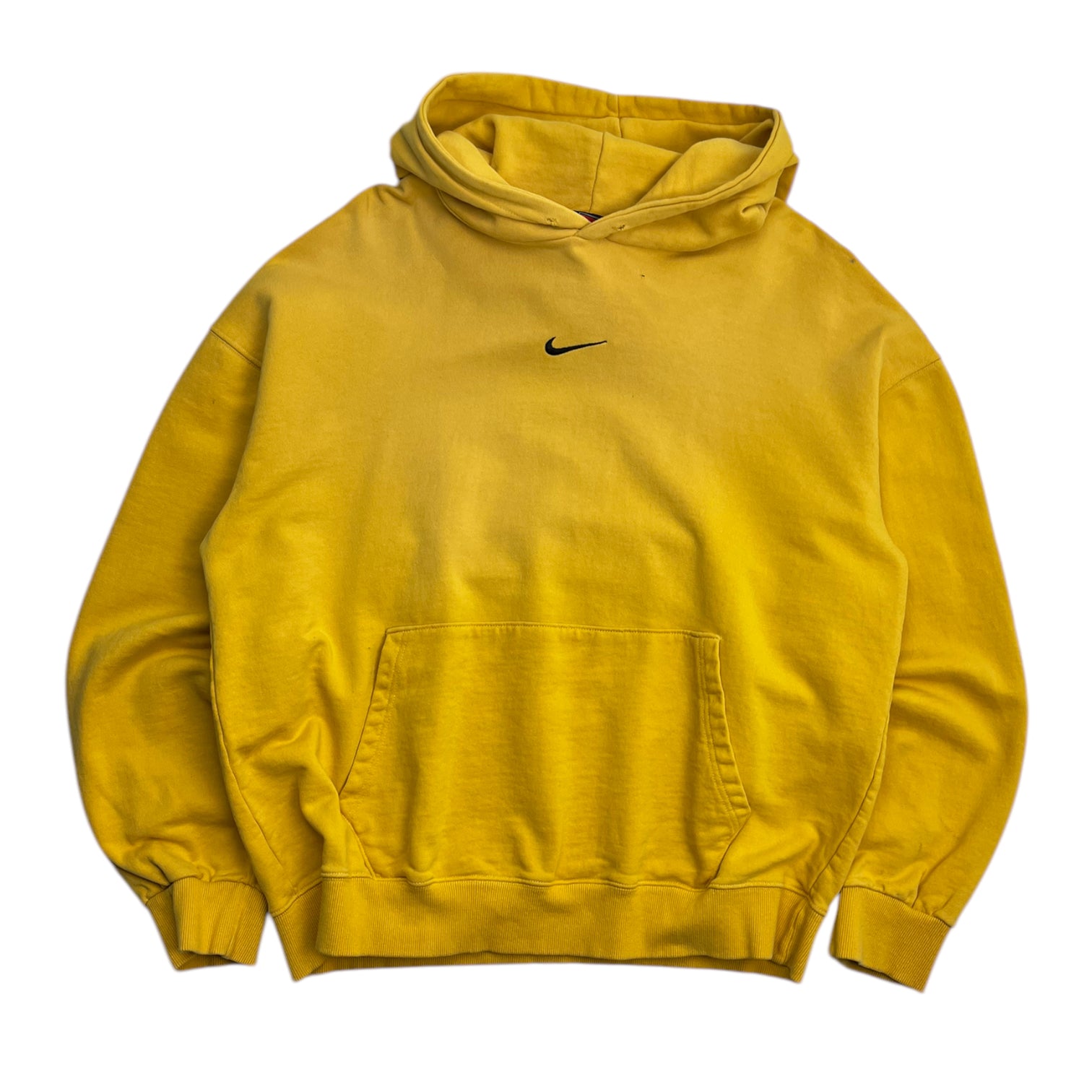 Vintage Nike Center Swoosh Hoodie Yellow