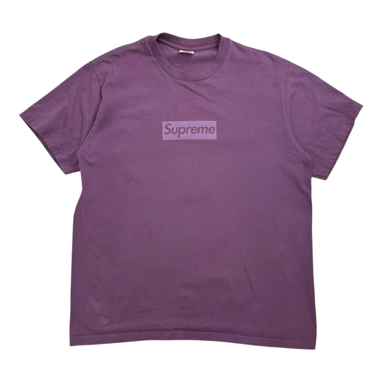 Supreme Tonal Box Logo Tee Dusty Purple