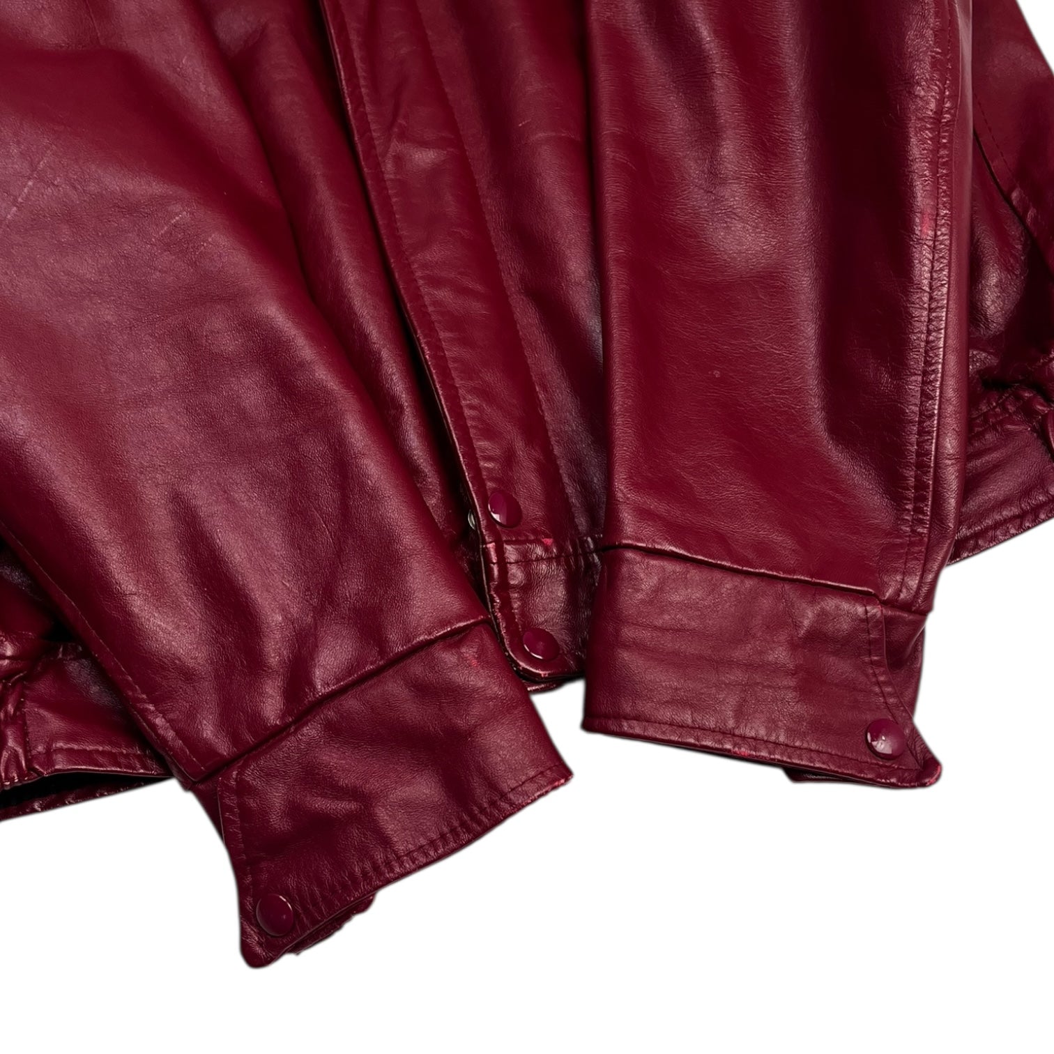 Vintage Queens Collegiate Leather Jacket