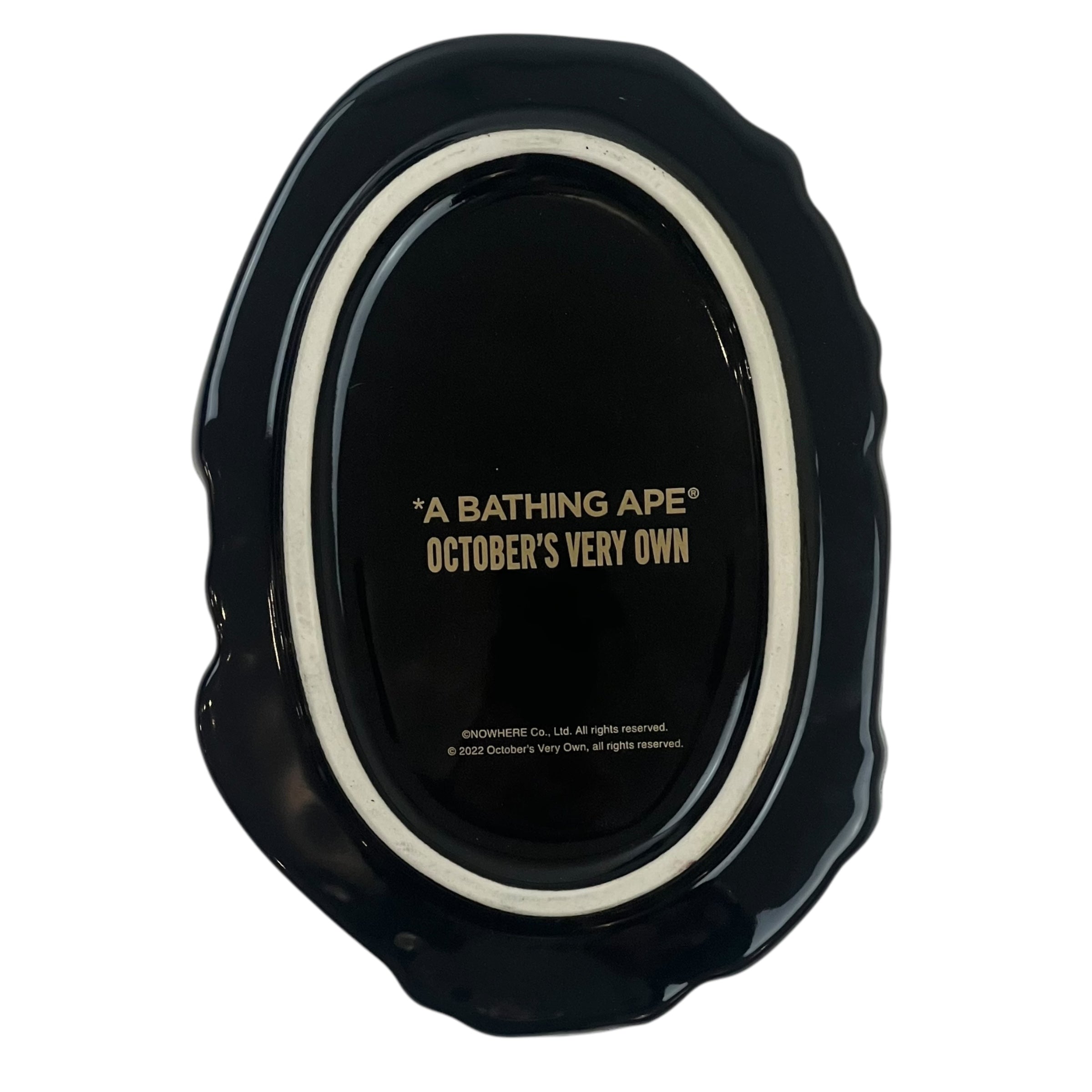 BAPE x OVO Ape Head Cigar Ashtray Black Gold