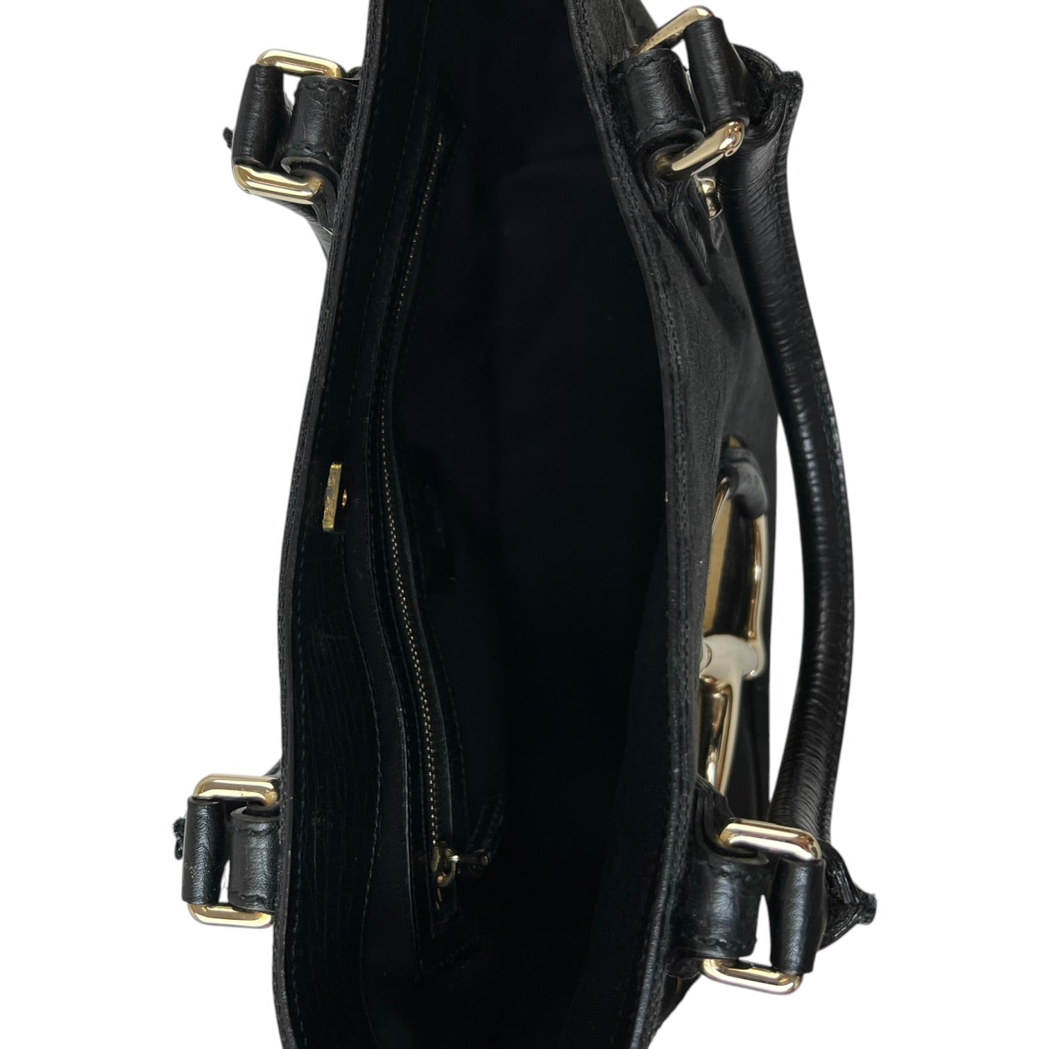 Gucci GG Canvas Hasler Tote Black