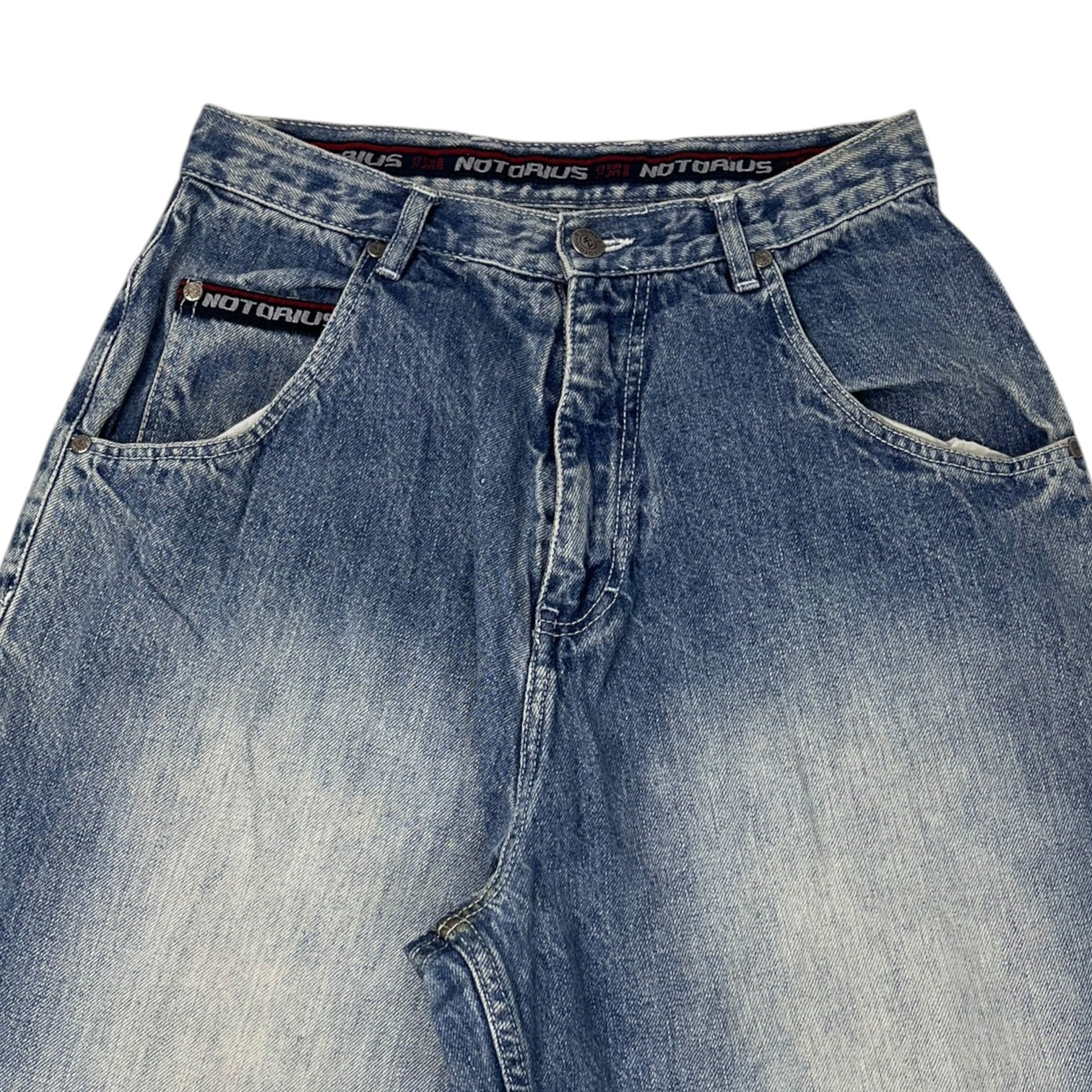 Vintage Y2K Notorius Embroidered Denim Bottoms