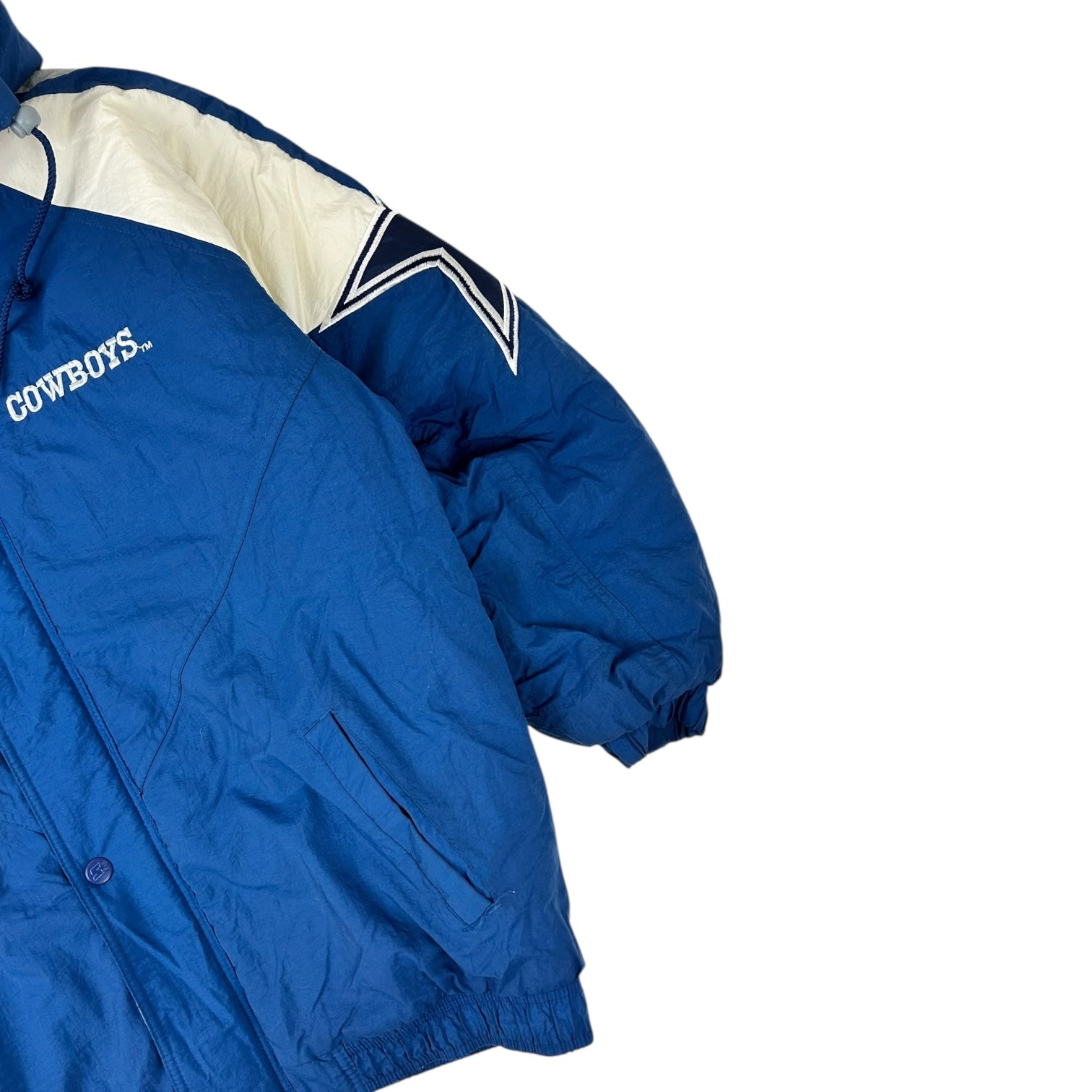 Vintage Starter Dallas Cowboys Jacket Blue/White