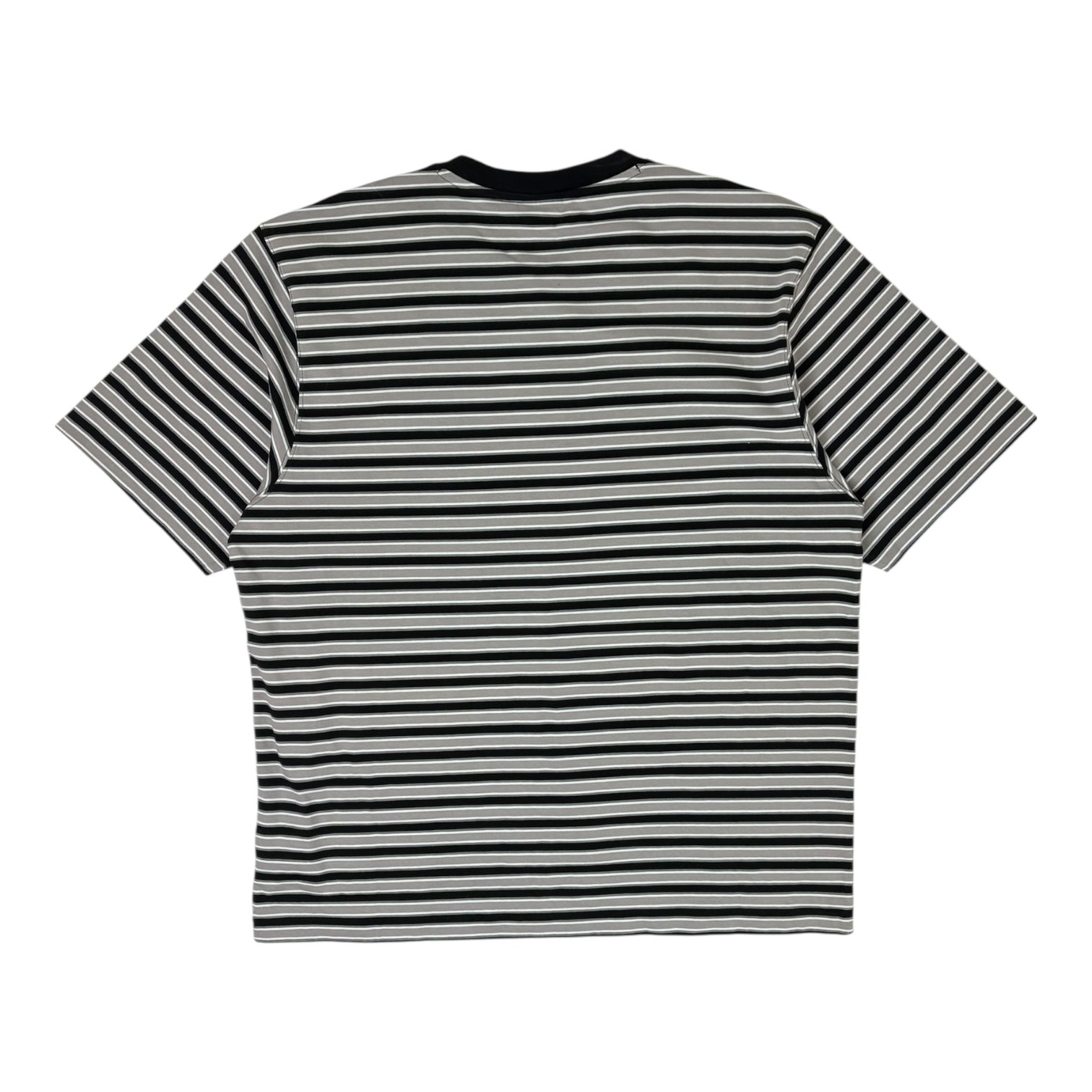 Stussy Beach Stripe T-Shirt Grey