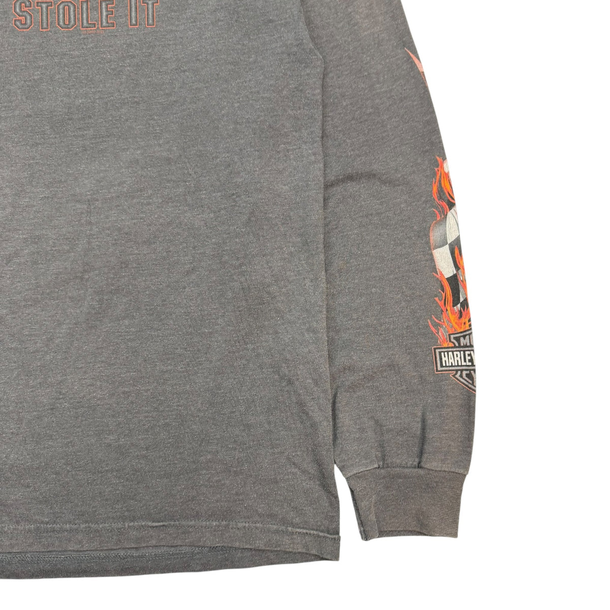 Vintage Harley Davidson Of Anaheim L/S Tee Grey