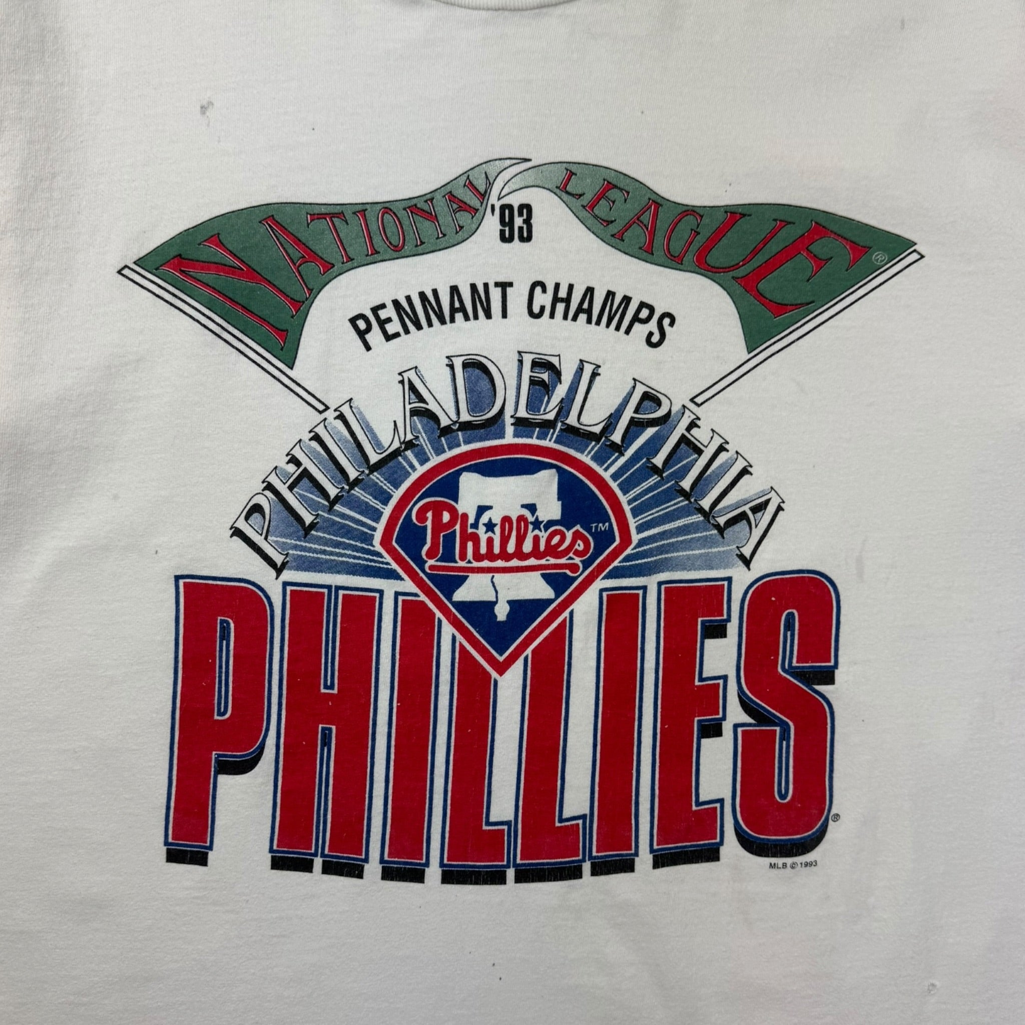 1993 Philadelphia National League Penant Champs T-Shirt White