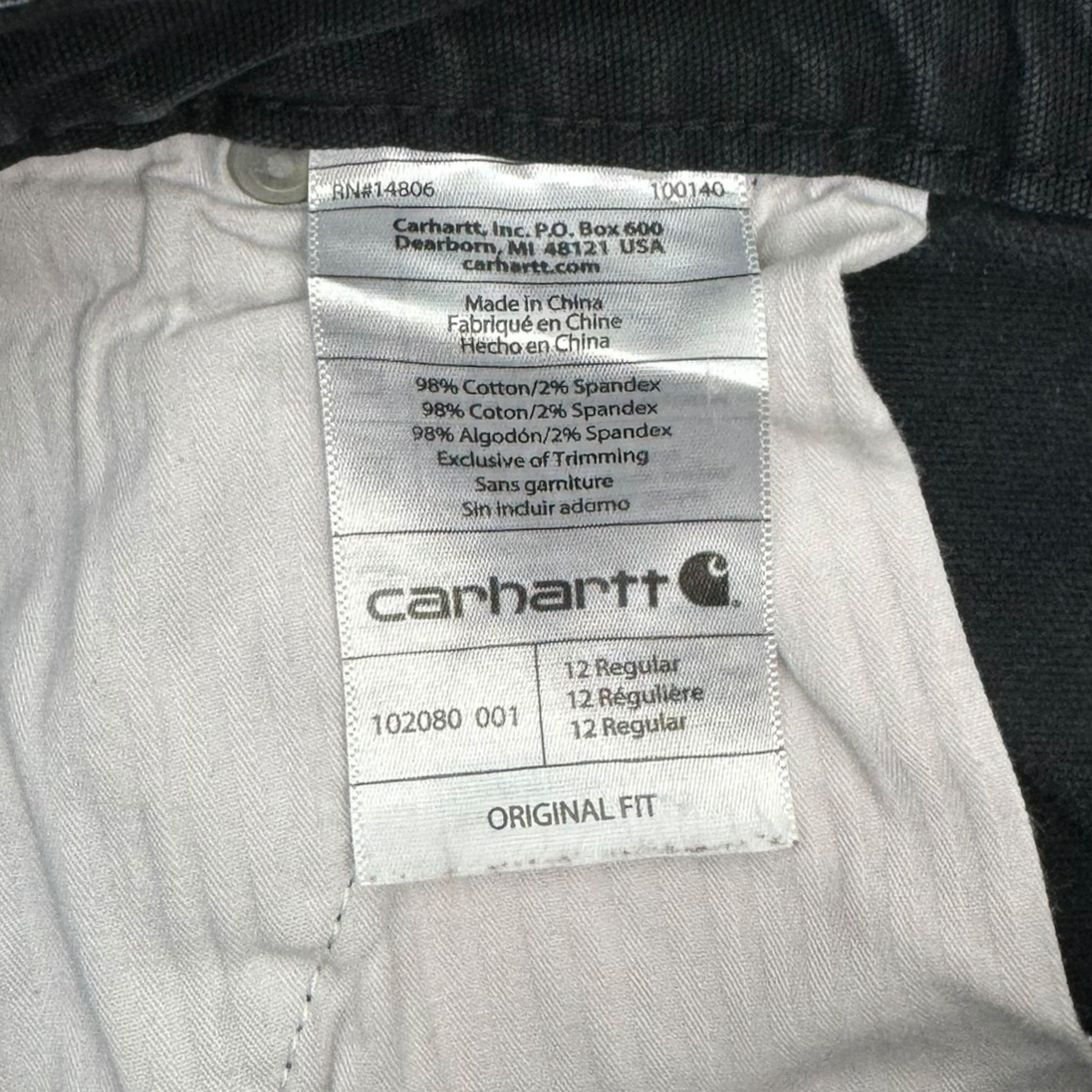 Carhartt Black Carpenter Bottoms