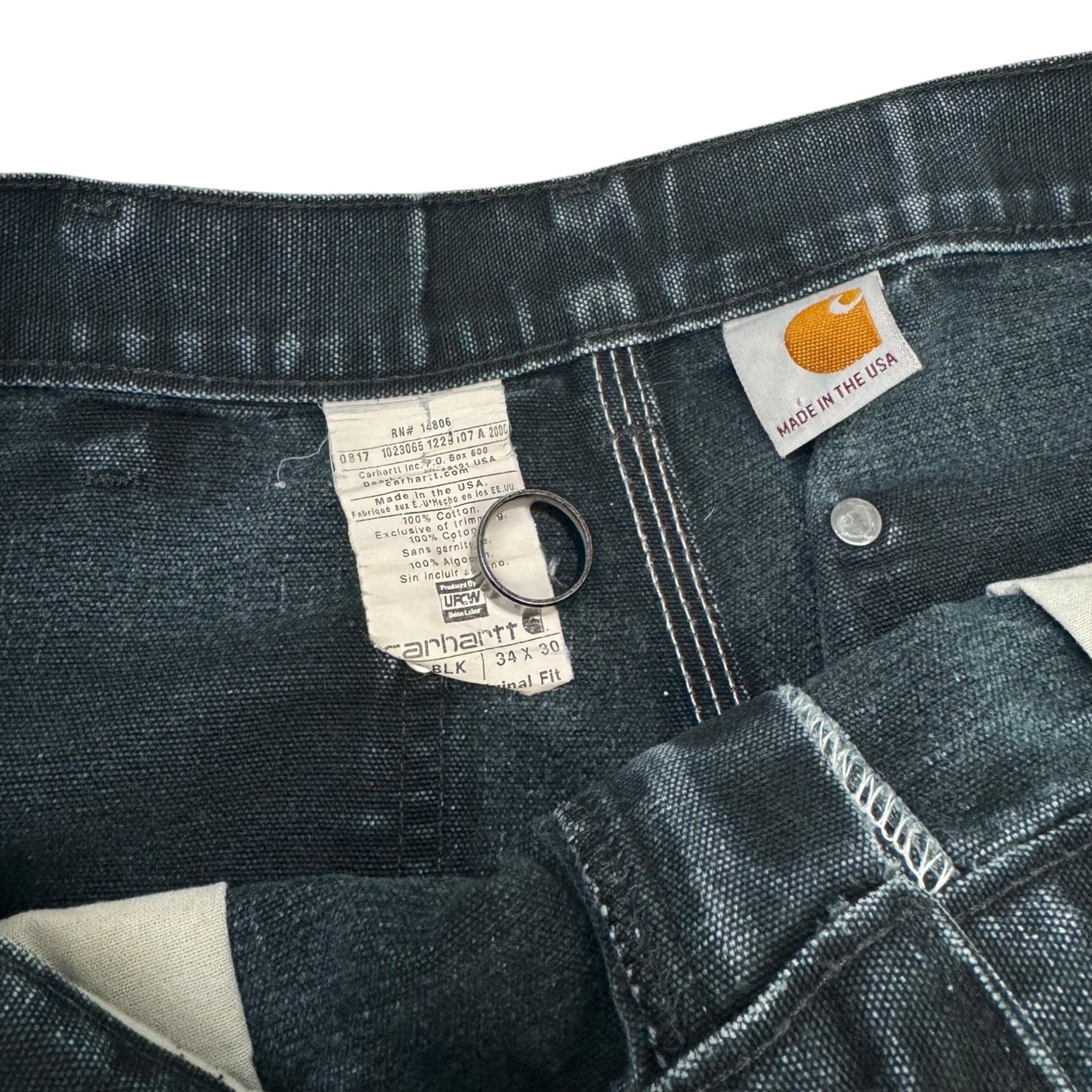 Carhartt Double Knee Work Pant Distressed Fest