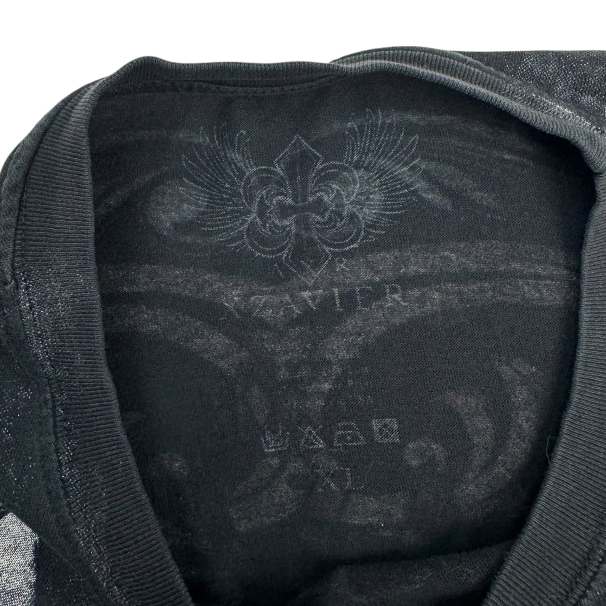 Y2K Xzavier Cyber Goth Skeleton T-Shirt