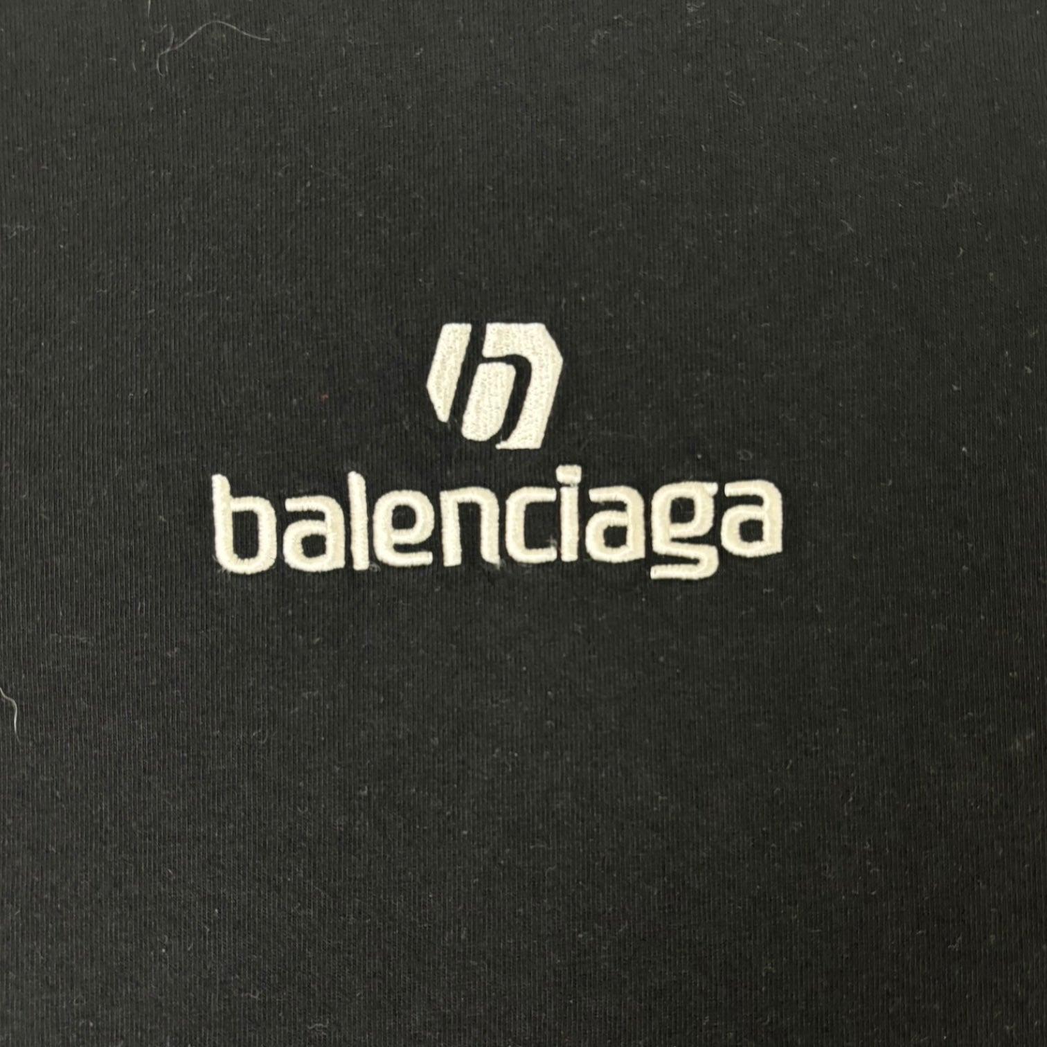 Balenciaga SS21 Sponsor Logo T-Shirt Black