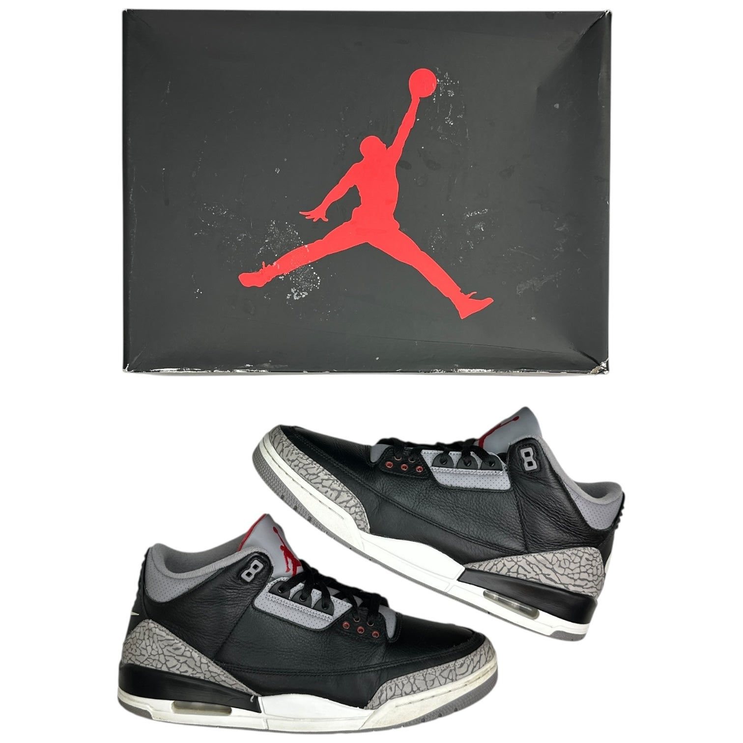 Jordan 3 Retro Black Cement 2024 (Used)