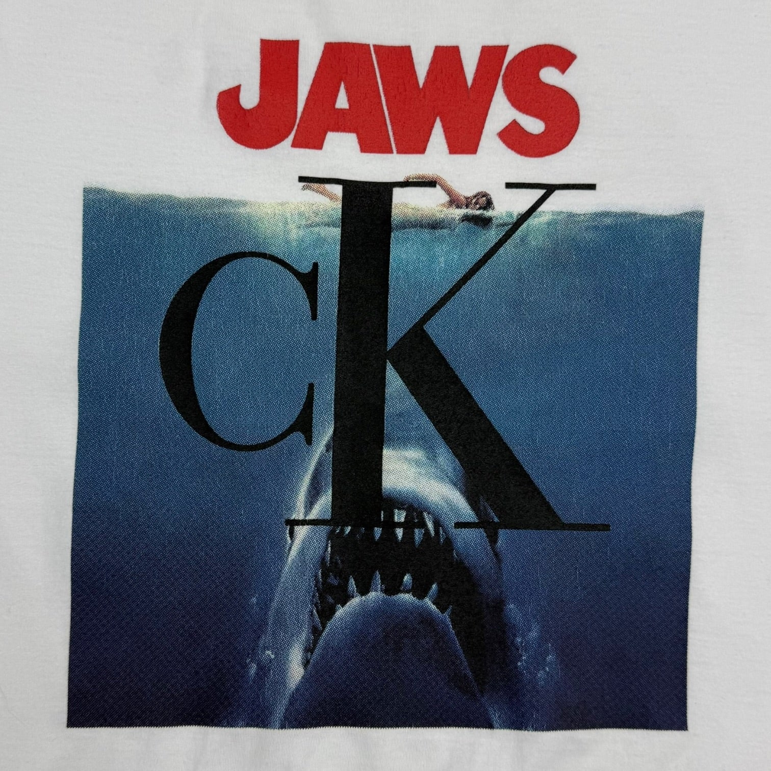 Calvin Klein 205 W39 NYC "Jaws" Tee White