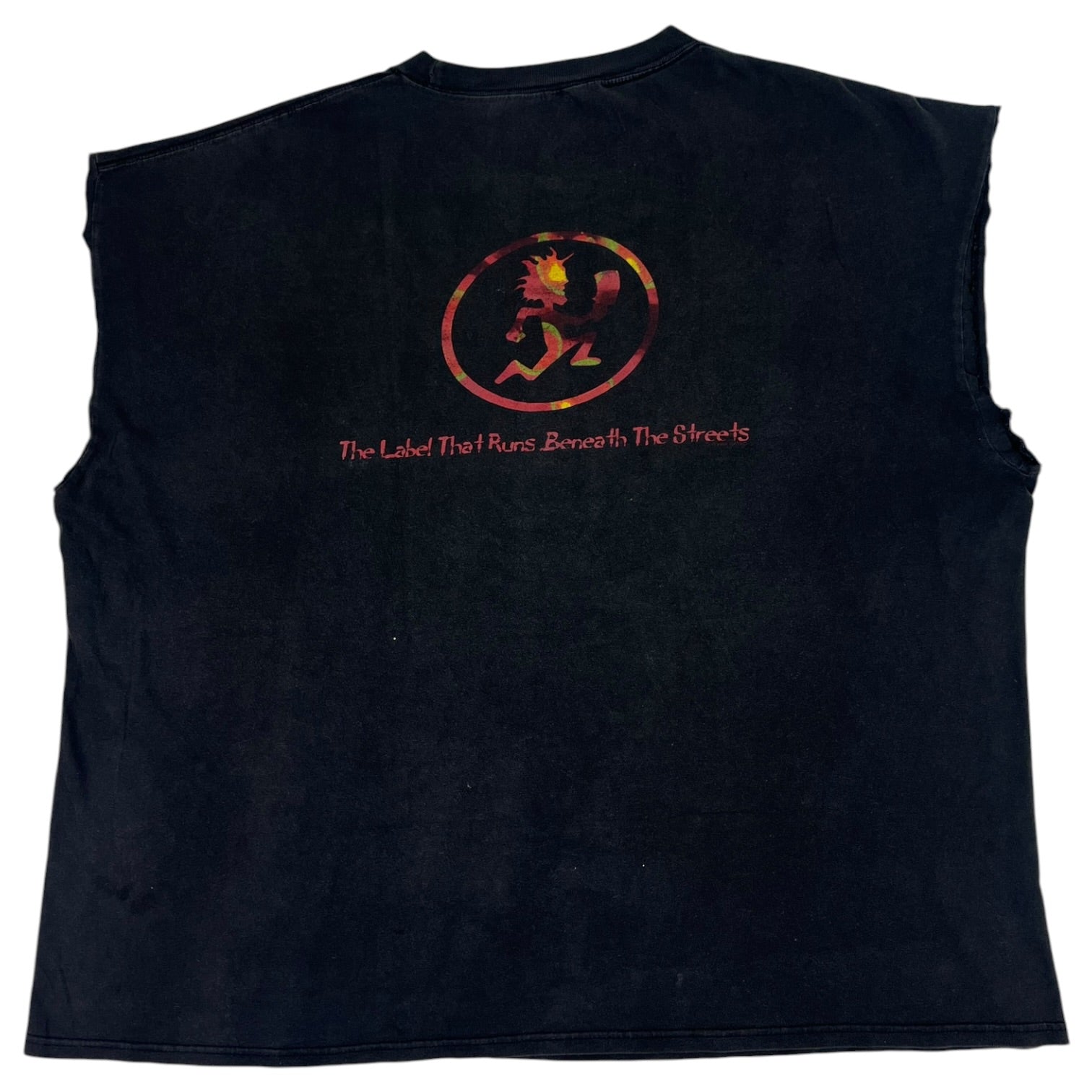 Vintage Y2K Twizted Freek Show Sleeveless T-Shirt Black