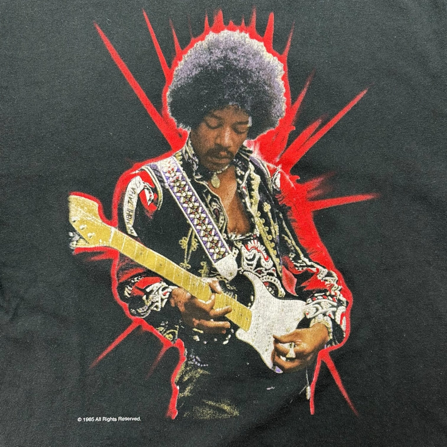 Vintage Jimi Hendrix Tee Black