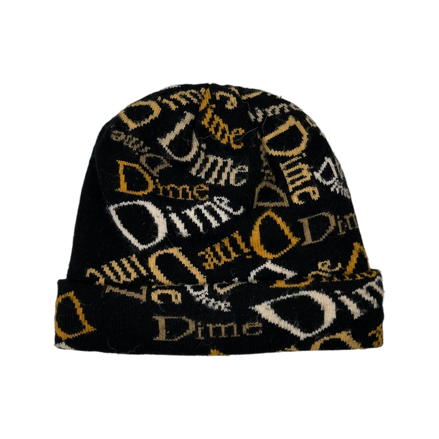 Dime Haha Beanie Black/Gold