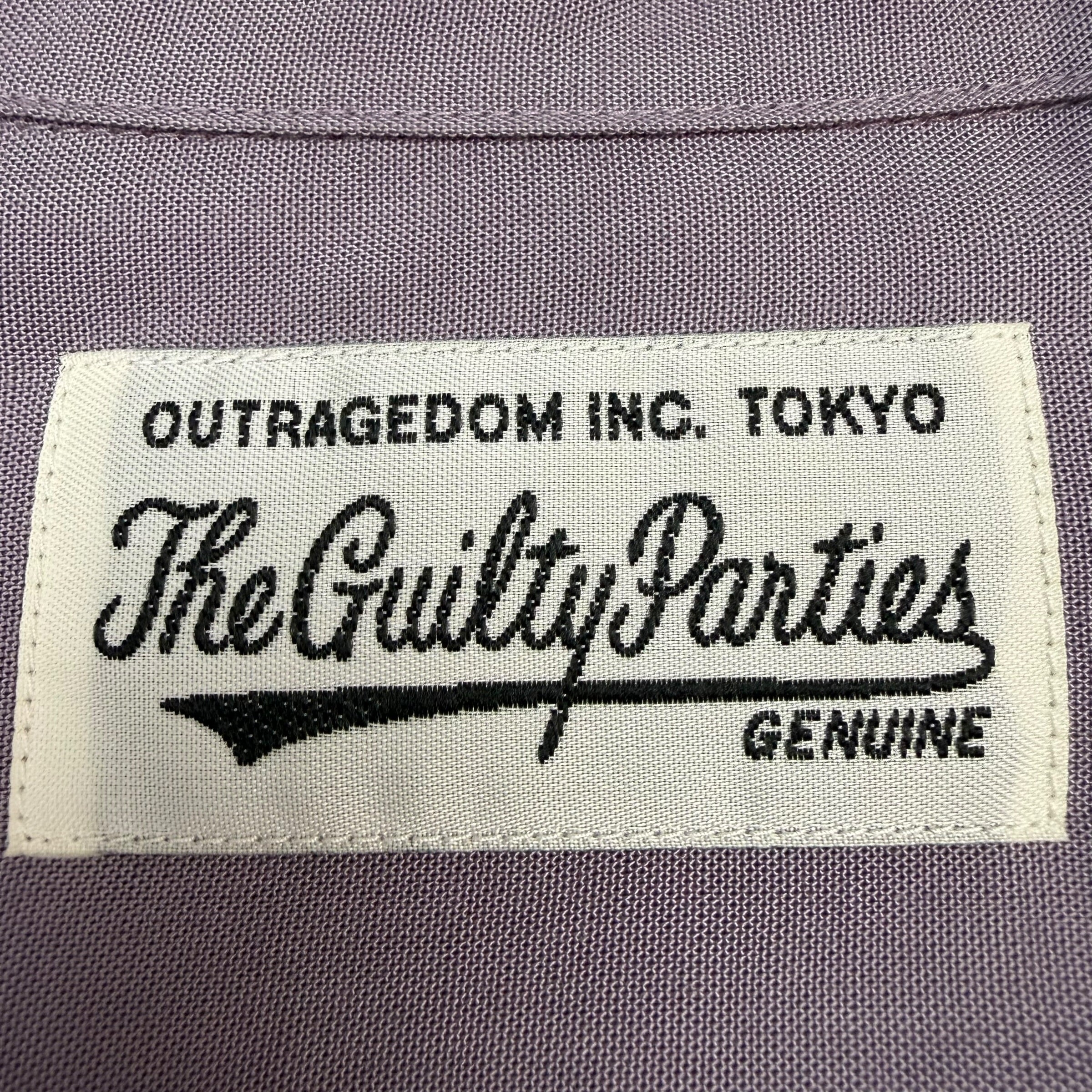 Wacko Maria The Guilty Parties Button Up Shirt Purple