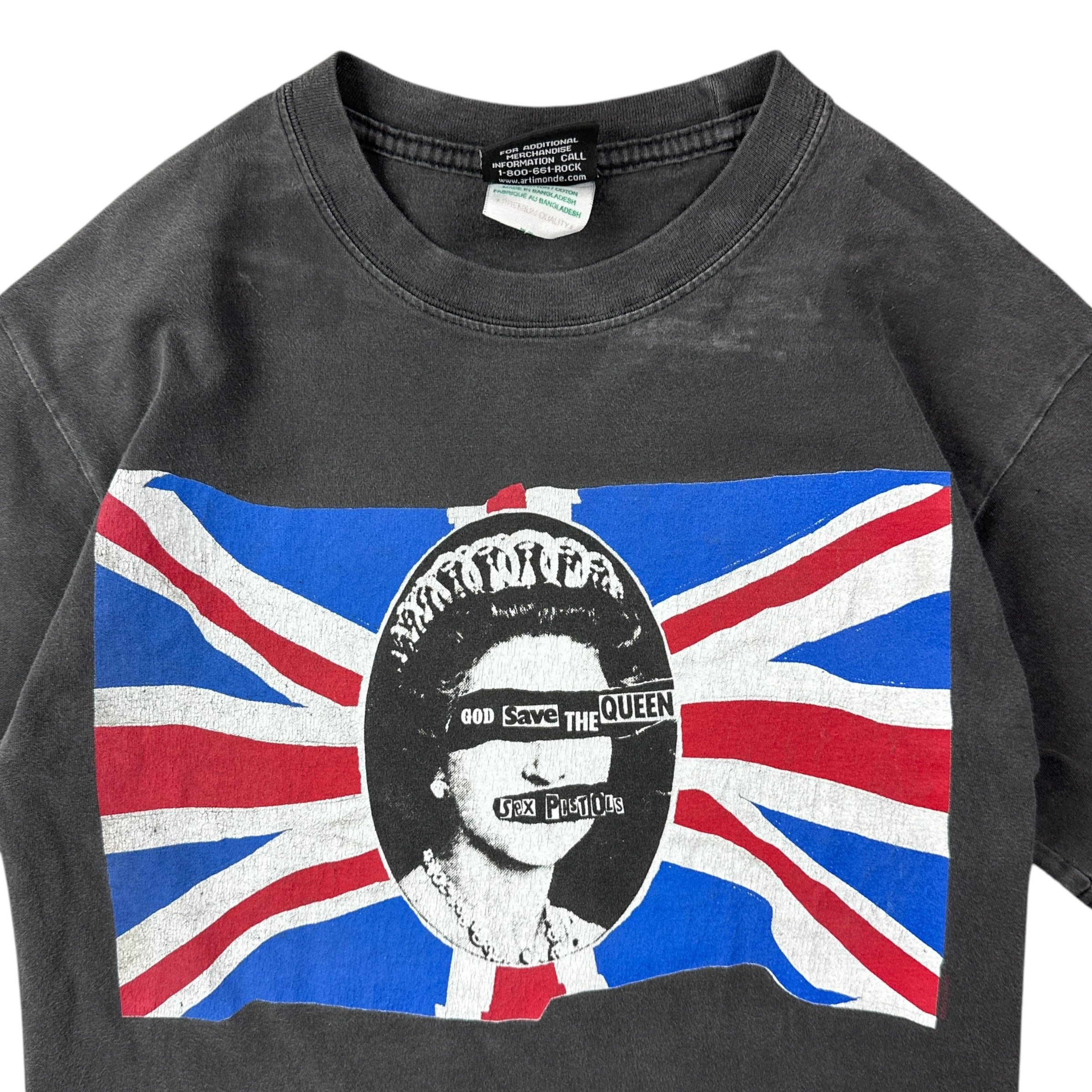 Vintage Sex Pistols God Save The Queen Tee Black