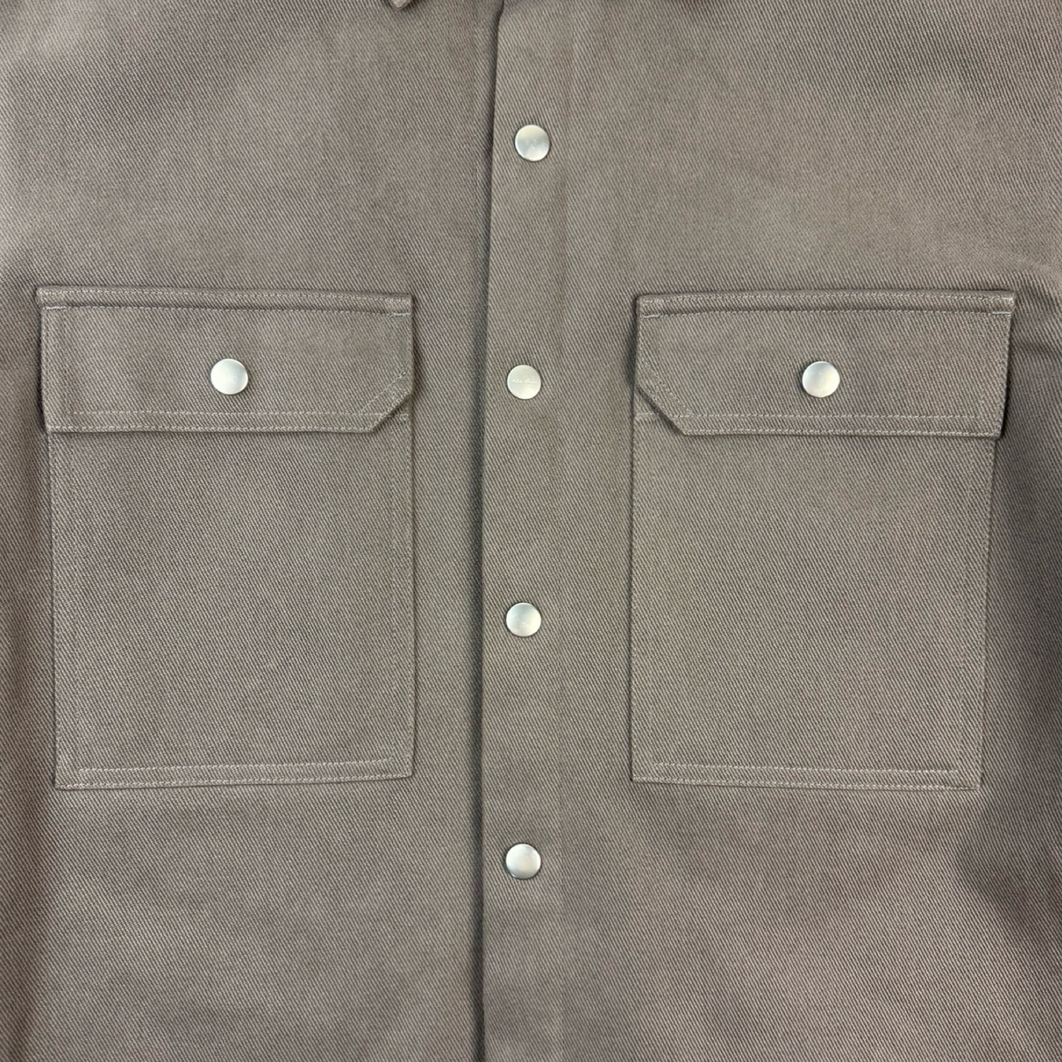 Rick Owens Strobe Pocket Shirt Jacket Dust