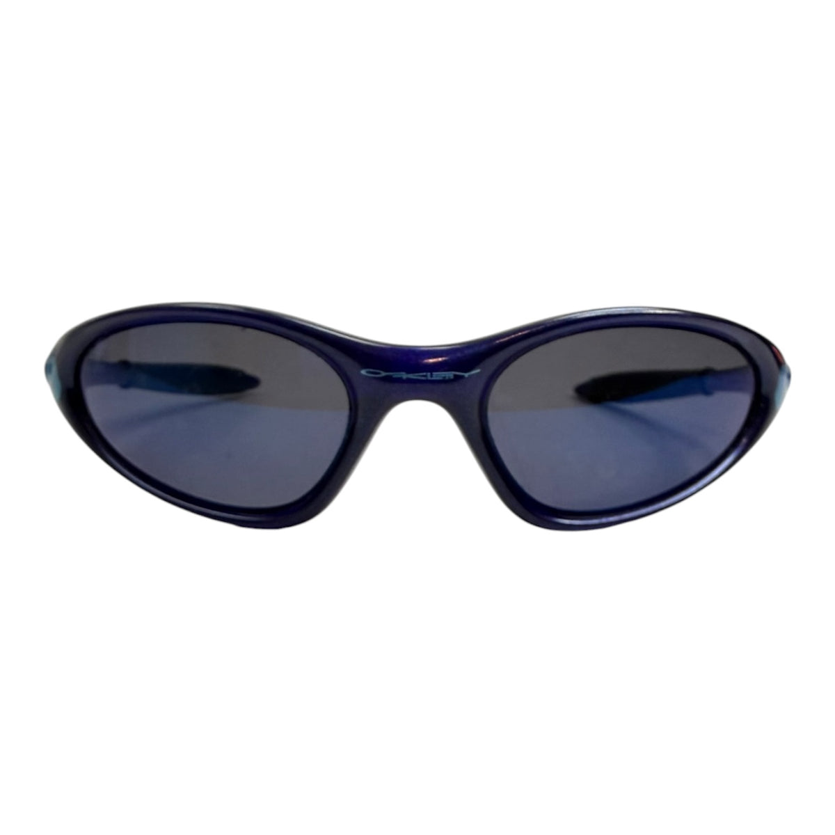 Oakley Minute 1.0 Sunglasses Crystal Blue / Hawaiian Hibiscus Flower