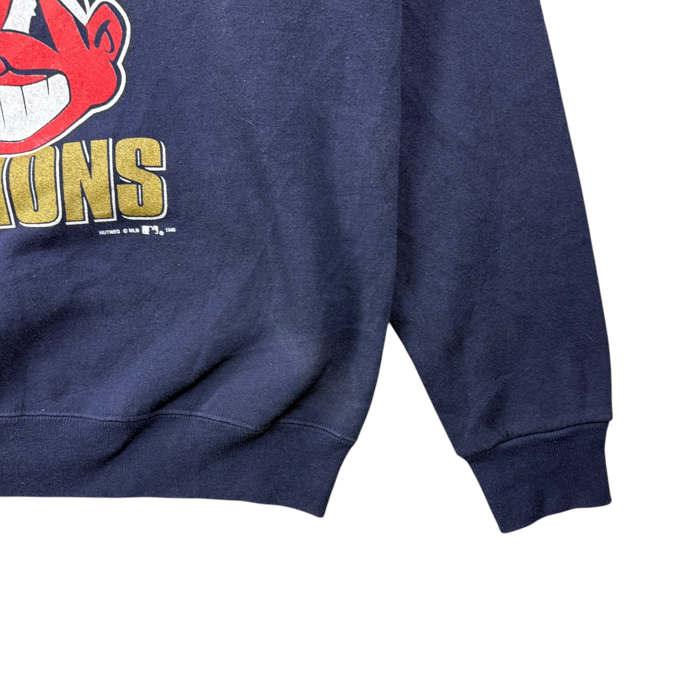 1995 Cleveland Indians Crewneck Navy Blue