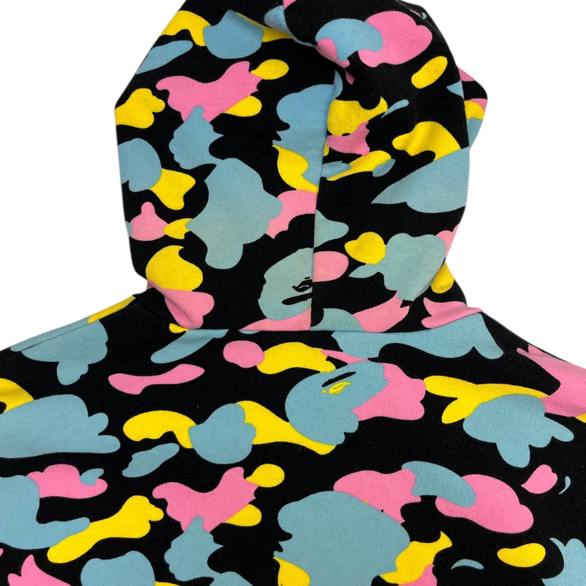 A Bathing Ape Cotton Candy Camo Reversible Pocket Zip Up Jacket