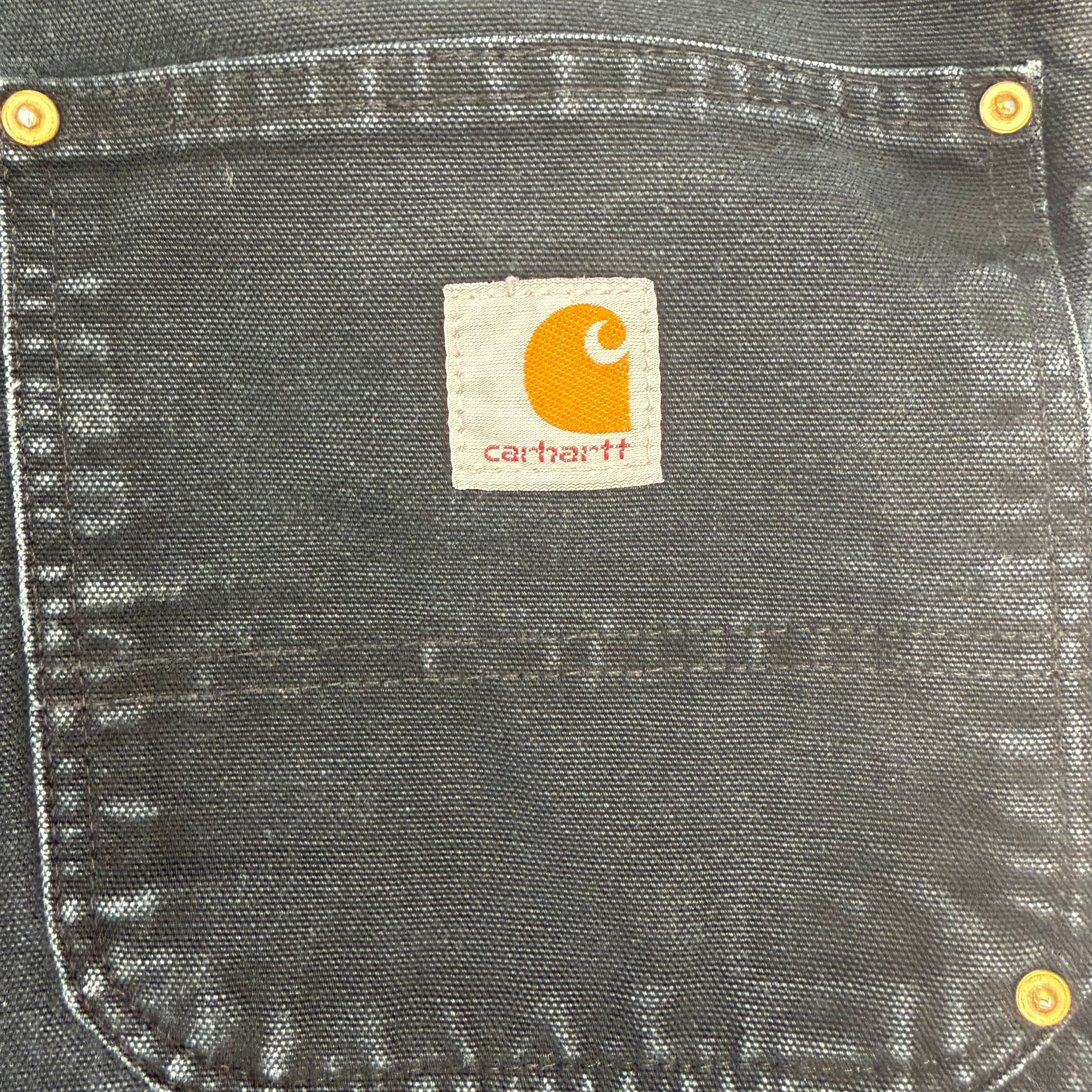 Vintage Carhartt Double Knee Pants Black