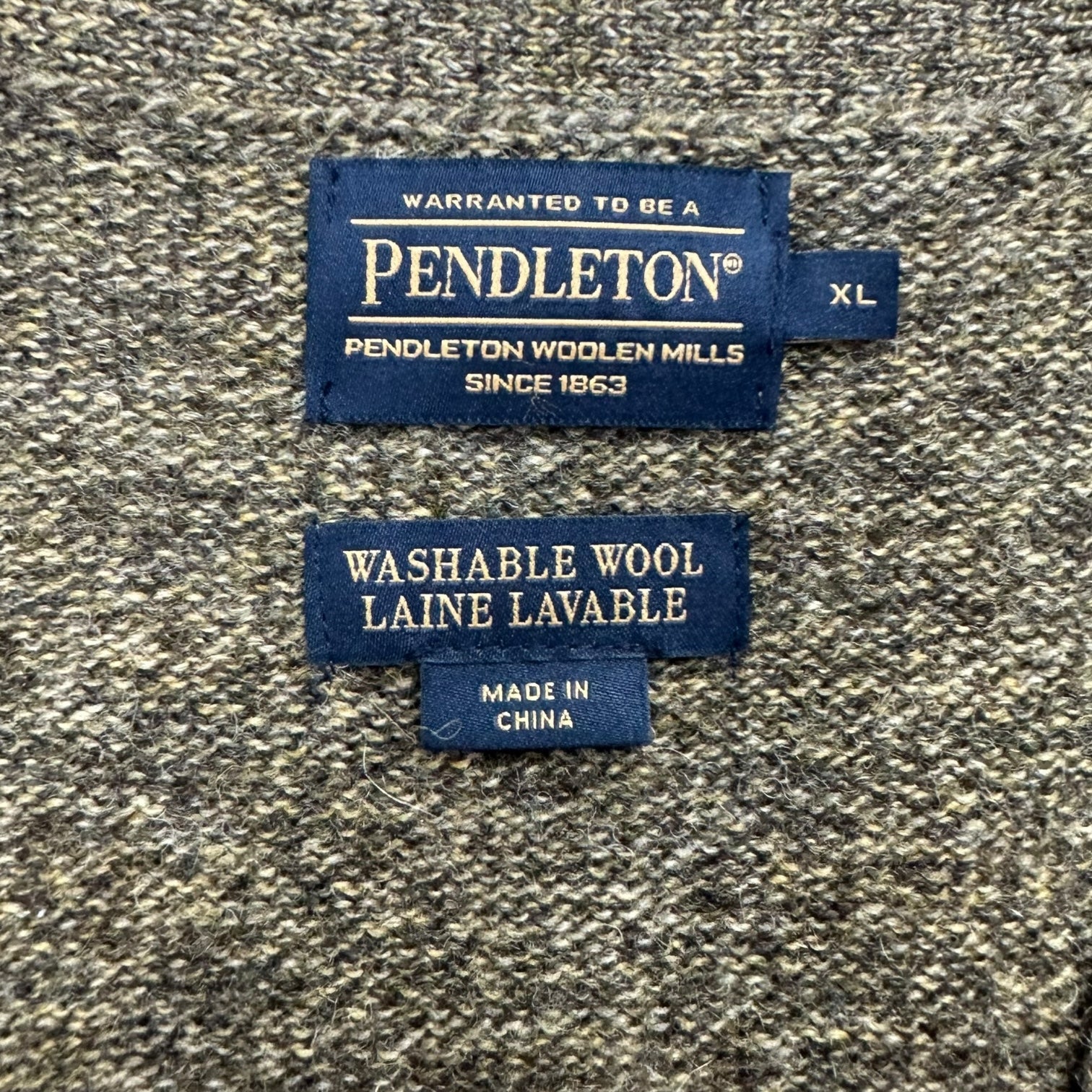 Vintage Pendleton Wool Cardigan Sweater