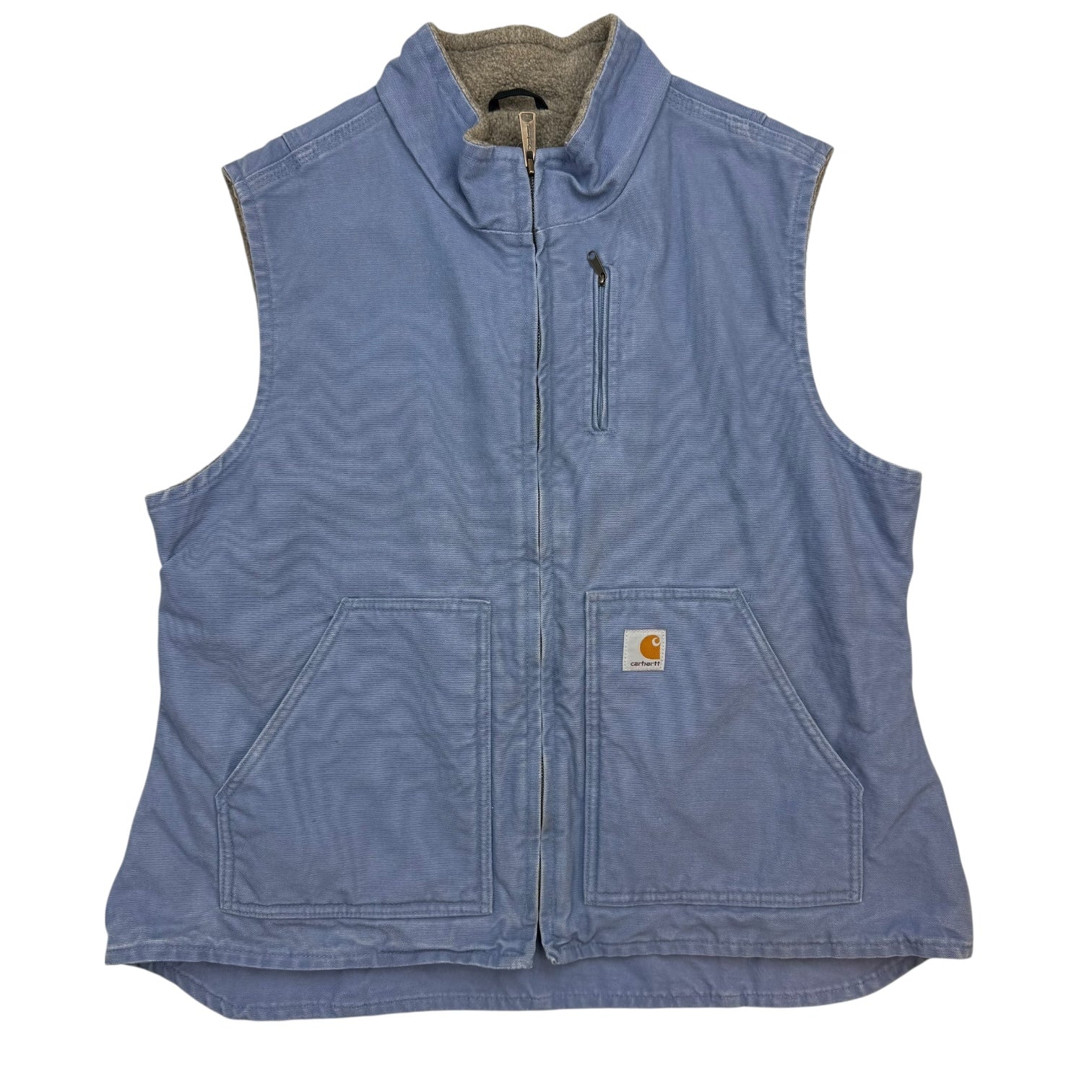 Vintage Carhartt Women’s Vest Light Blue