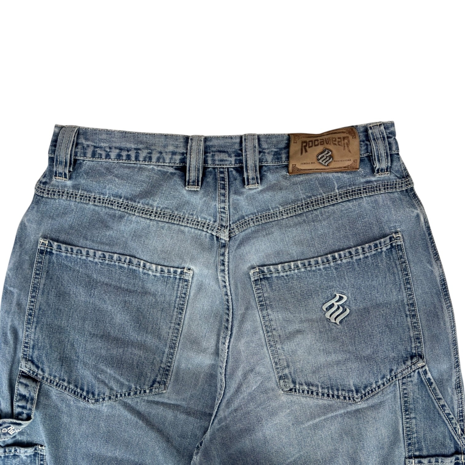 (W) Roca Wear Baggy Light Wash Jeans